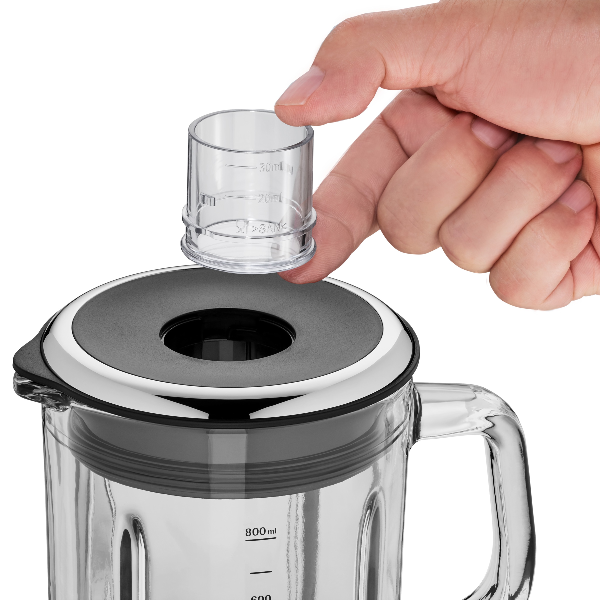 WMF Standmixer »KÜCHENminis«, 400 W, 0,8 Liter, Cromargan, 5 Geschwindigkeitsstufen, Edelstahlklinge