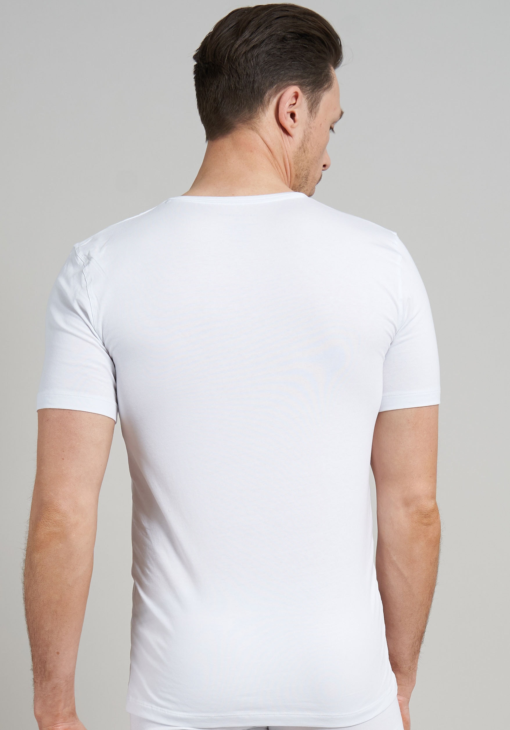 BALDESSARINI T-Shirt »Monaco«, (2 tlg., 2er Pack), Kurzarm, Rundhalsausschnitt