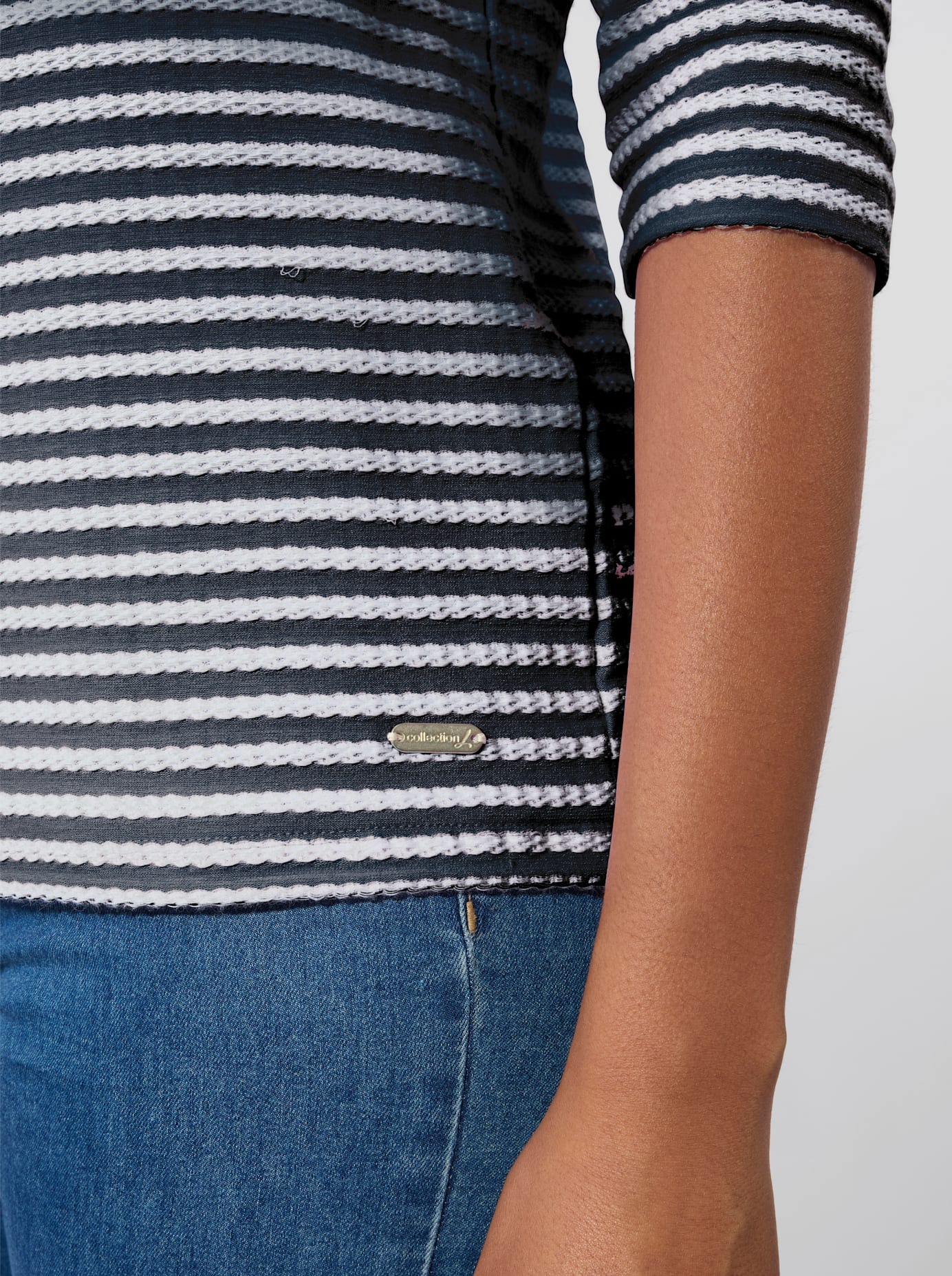 Casual Looks 3/4-Arm-Shirt »Ringelshirt« 1 tlg.