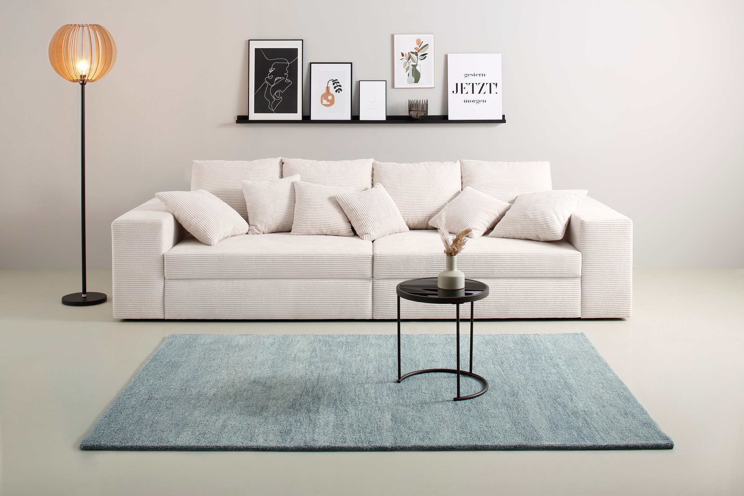 LeGer Home by Lena Gercke Wollteppich »Alarich«, rechteckig, 15 mm Höhe, Teppich mit 100% Wolle, Wohnzimmer, Schlafzimmer, Kinderzimmer