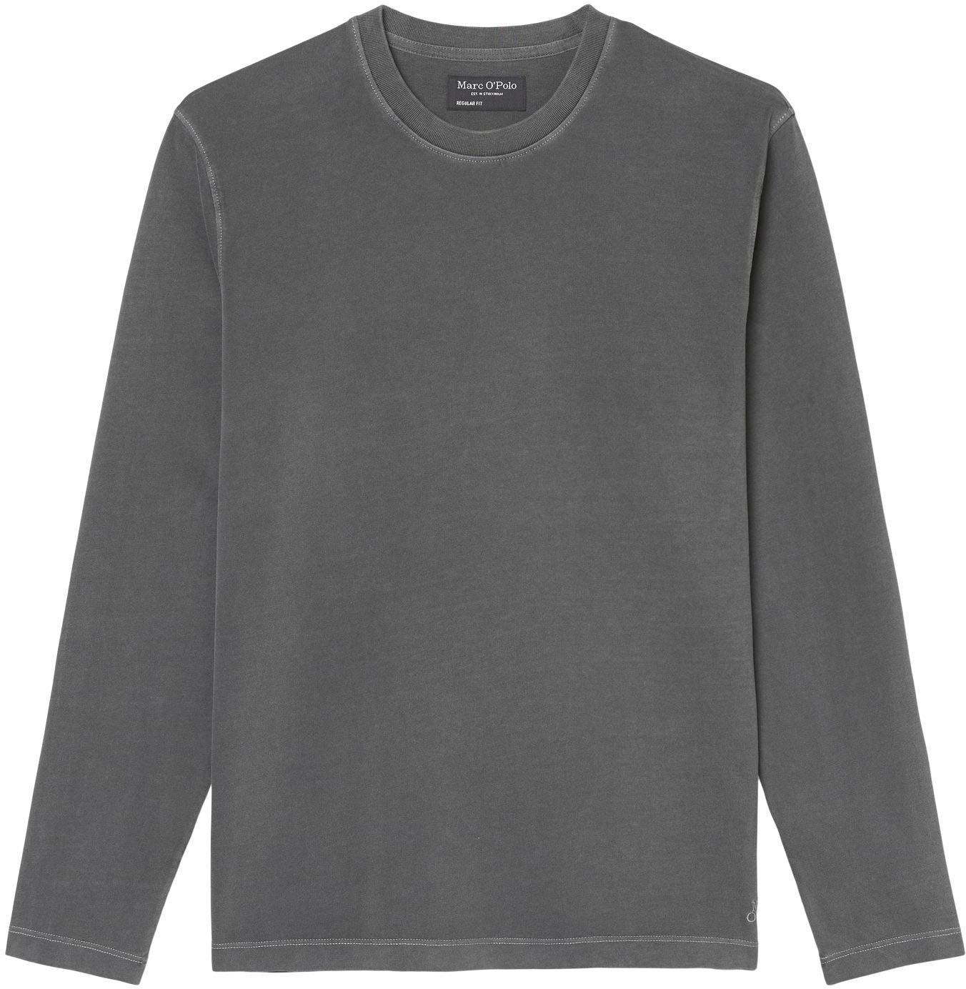 Marc O'Polo Langarmshirt »T-shirt, long sleeve, crew neck, embroidery«