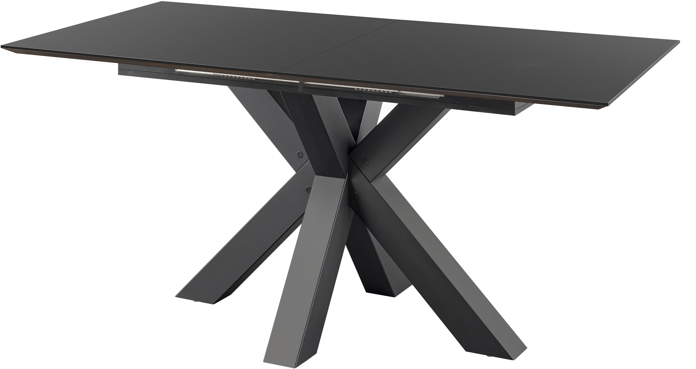 set one by Musterring Esstisch »New Atlanta« Platte rechteckig mit schweizer Kante, ausziehbar, Stern-Gestell