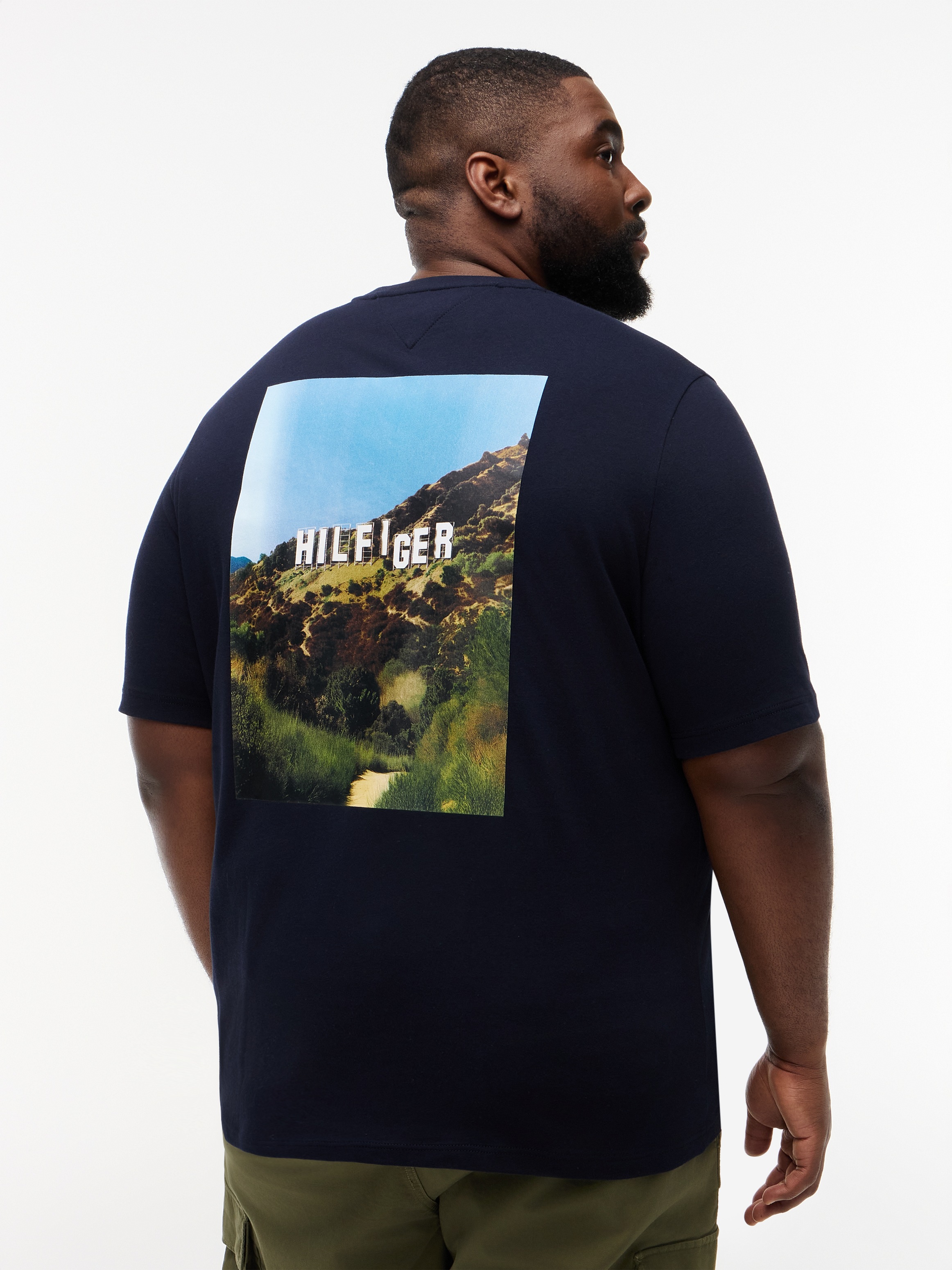 Tommy Hilfiger Big & Tall T-Shirt »BT-PHOTO PRINT HILFIGER« mit großem Rückenprint
