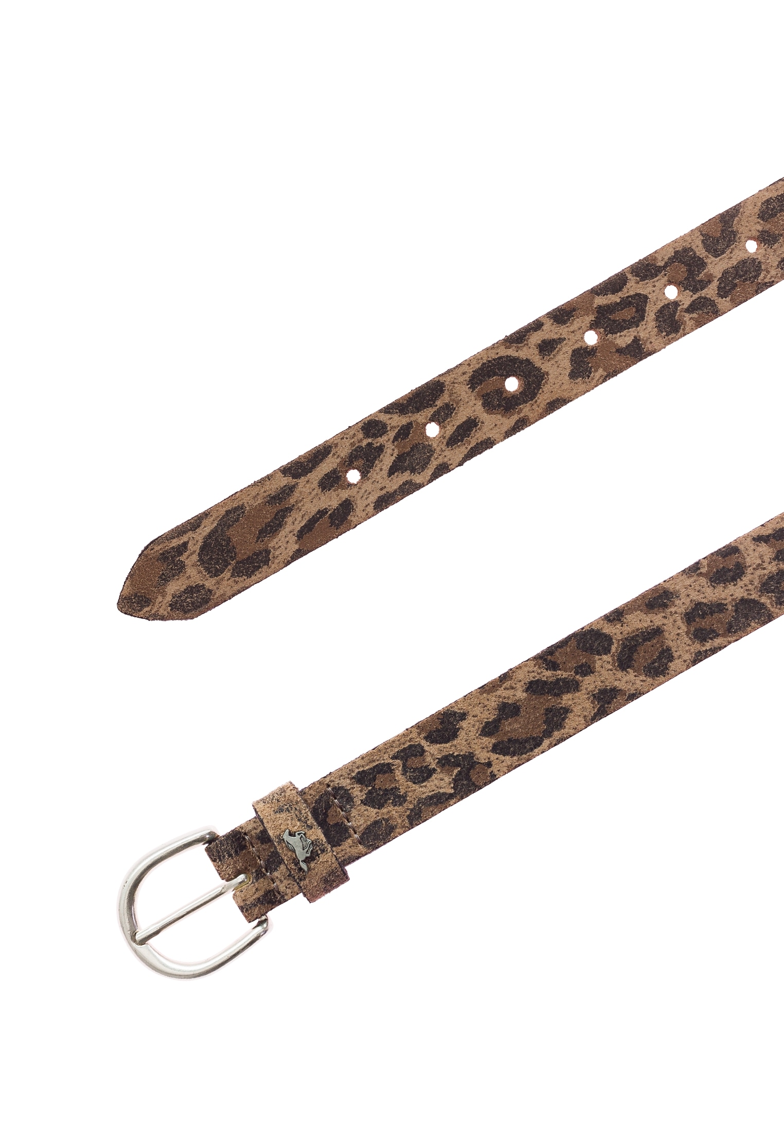 MUSTANG Ledergürtel, (1 St.), Modischer Animal-Print, 2,5 cm