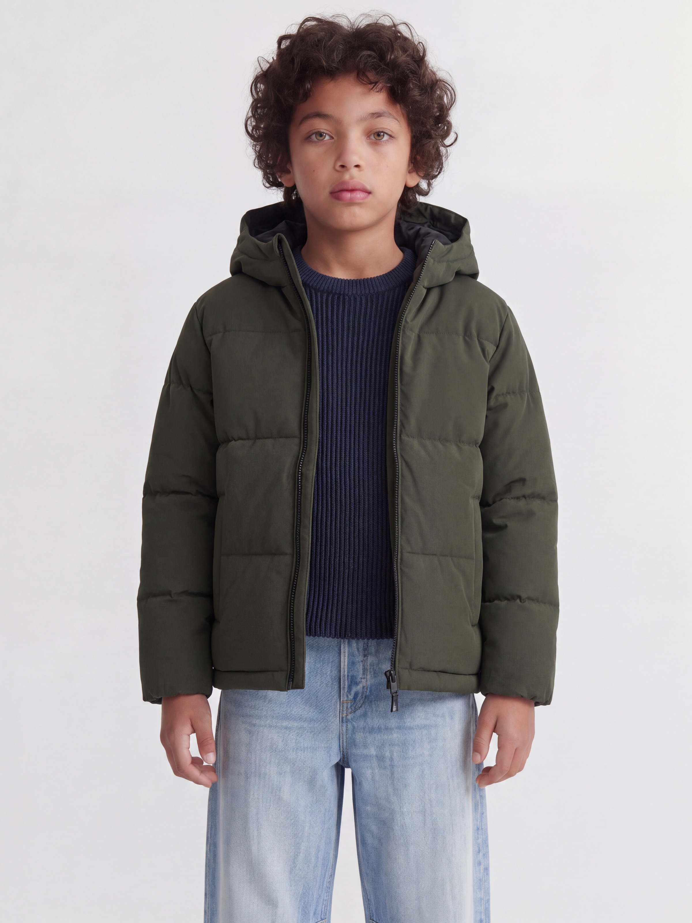 Jack & Jones Junior Steppjacke »JJGALAXY PUFFER JACKET JNR« mit Kapuze Kunstfaser, regular fit