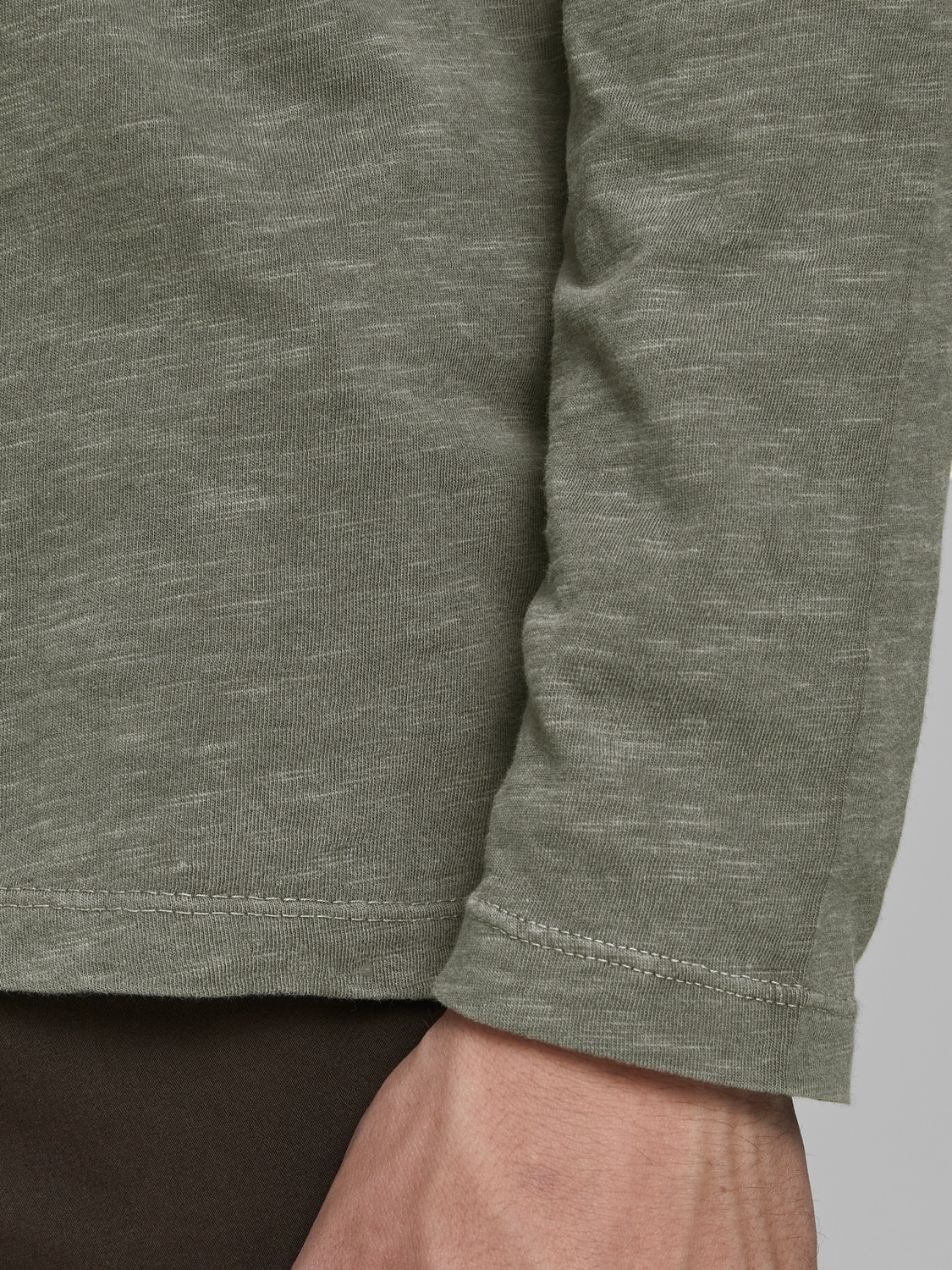 Jack & Jones Langarm-Poloshirt »JJESPLIT NECK TEE LS NOOS«