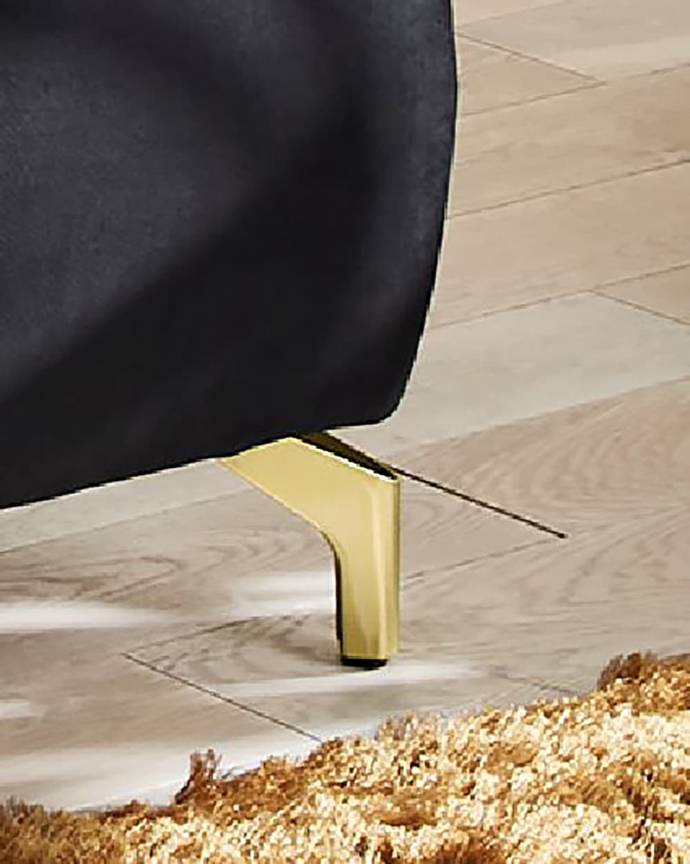 Jockenhöfer Gruppe Boxspringbett »Sancara, inklusive 7-Zonen-TTFK-Matratzen und 9 cm Kaltschaumtopper«, goldfarbige Designelemente, Härtegrade wählbar (H3,H3/H4 oder H4)