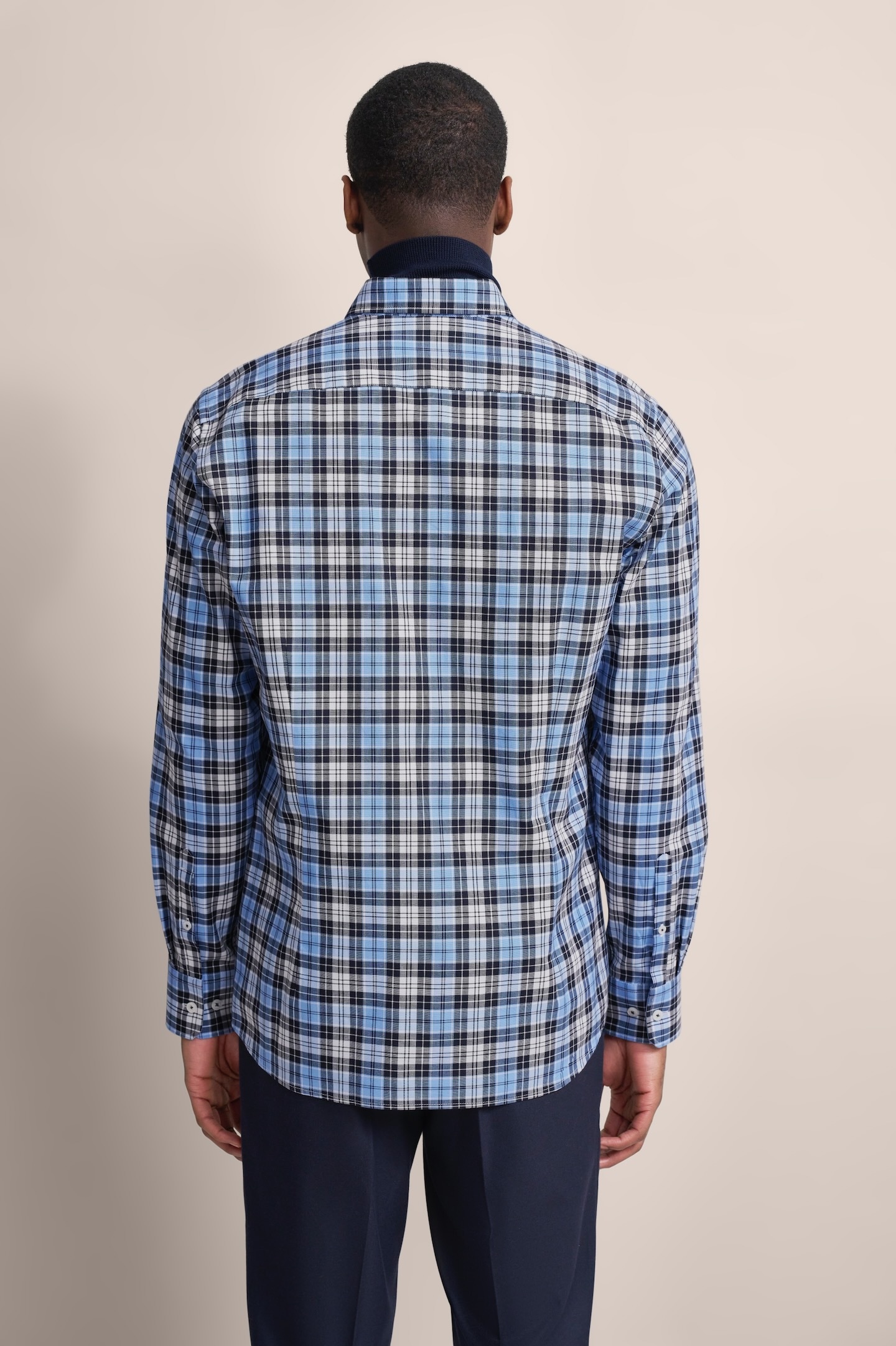 bugatti Langarmhemd, aus 100 % Baumwolle