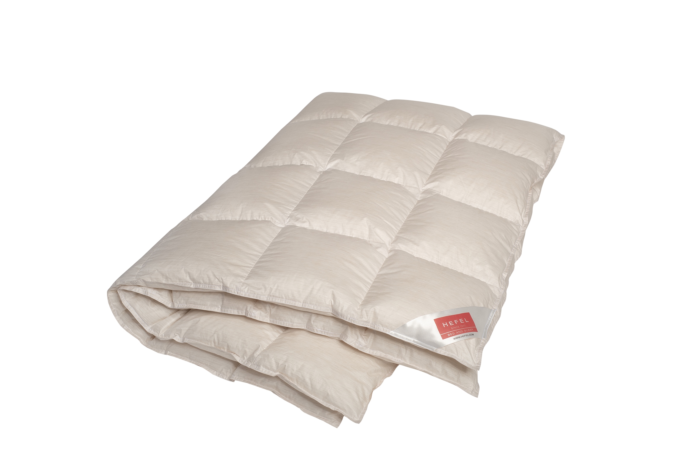 Hefel Einziehdecke »Opulence«, normal, Füllung 100% neue reine weisse masurische Gänsedaunen, Klasse 1, CUIN 850+, RDS, Bezug Tencel-Cashmere Daunen-Feinbatist mit Anti-Aging Veredelung, (1 St.), Opulenz für alle Sinne