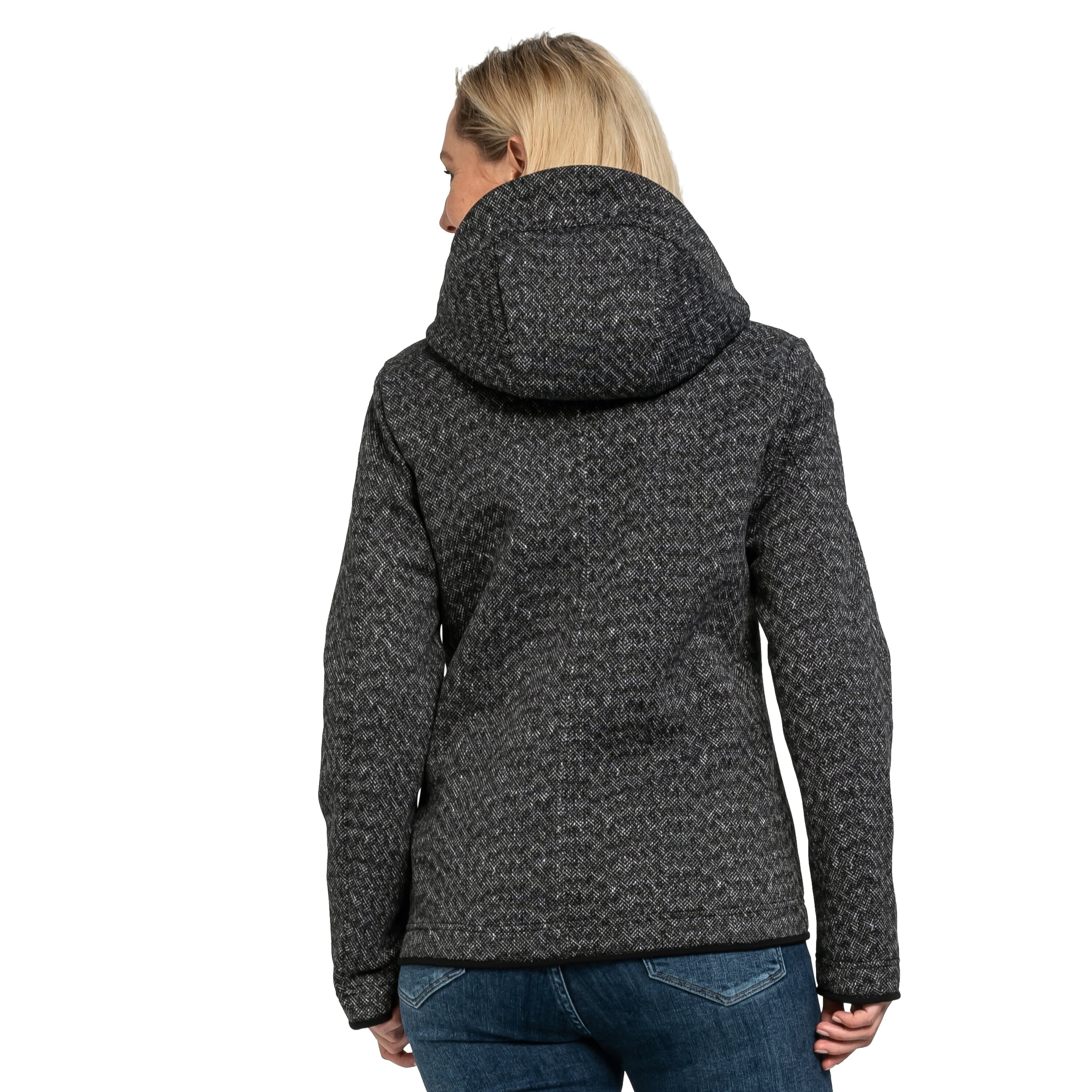 Schöffel Fleecejacke »Fleece Hoody Aurora L«, mit Kapuze, Atmungsaktiv & wärmend