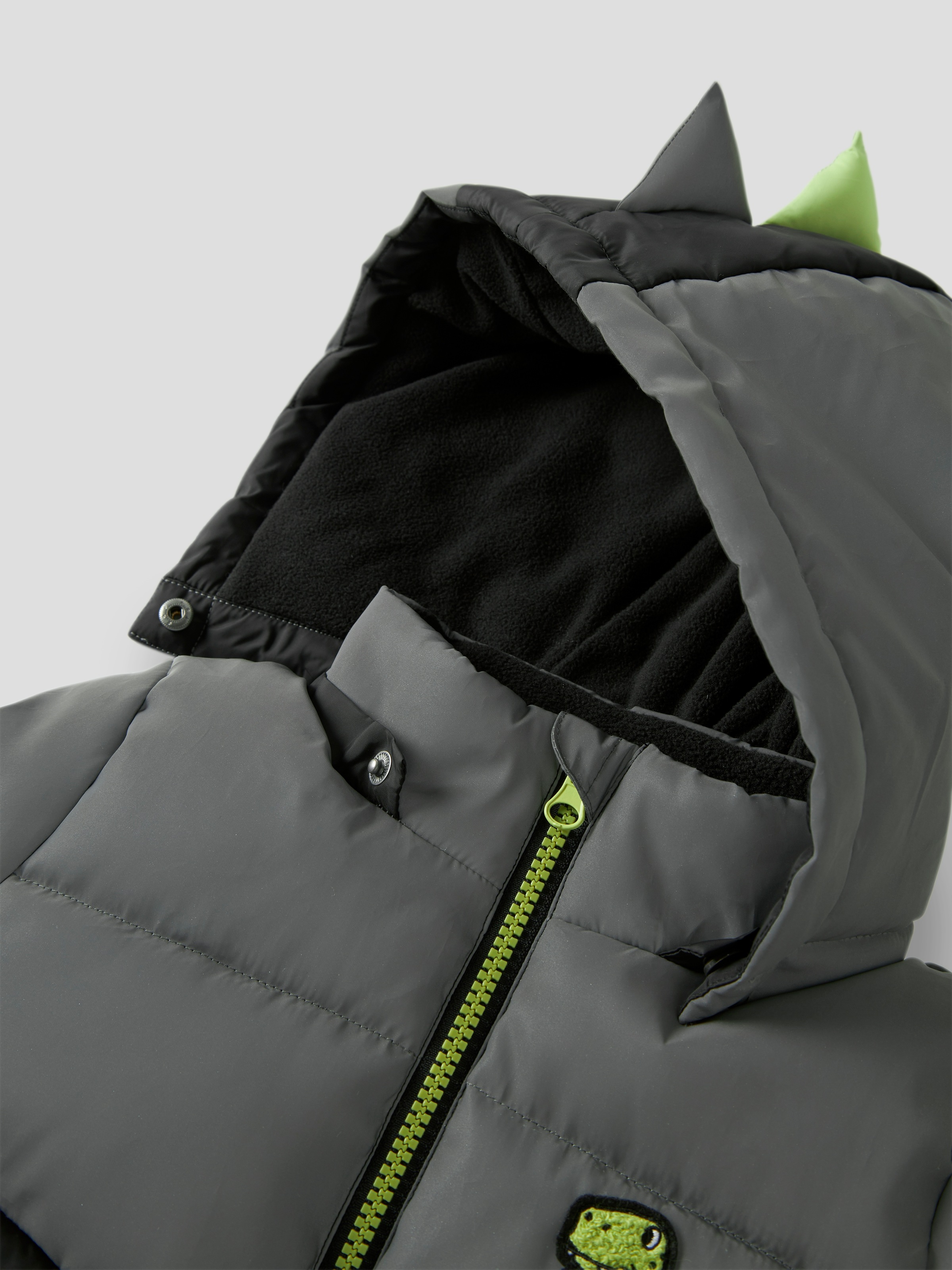 Name It Steppjacke »NMMMORTEN PUFFER JACKET DINO DETAIL1« mit Kapuze