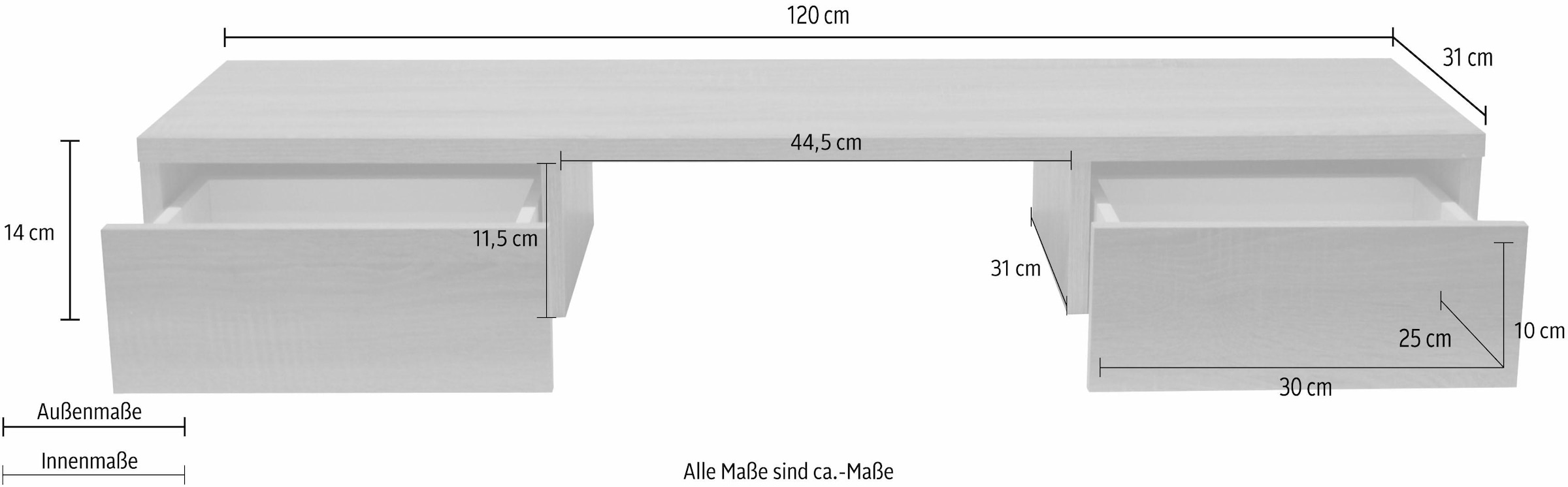 Mäusbacher Tischaufsatz »Mio« kaufen bei OTTO | Ansteckplatten