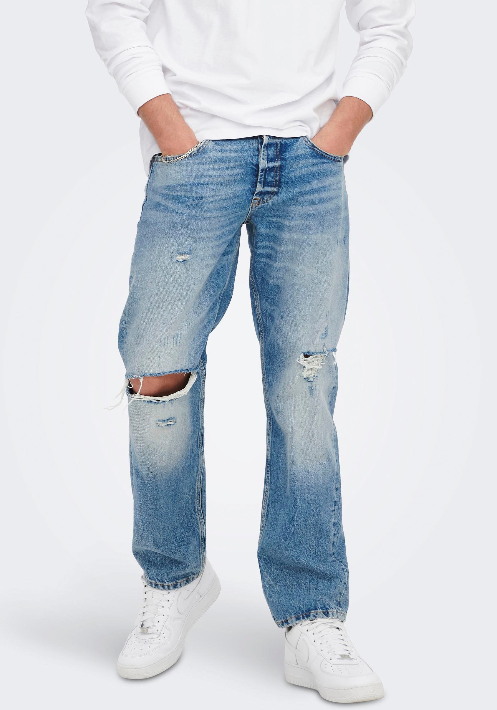 Loose-fit-Jeans »ONSEDGE LOOSE«