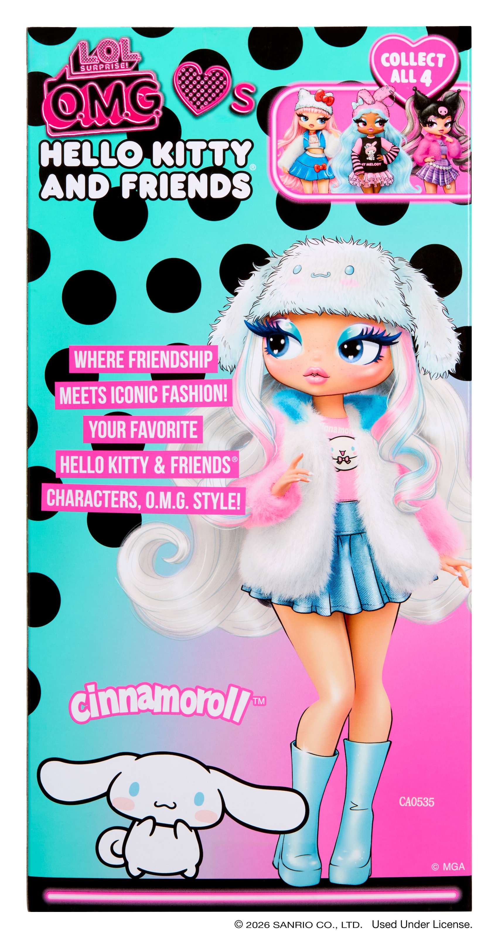L.O.L. SURPRISE! Anziehpuppe »L.O.L. Surprise OMG Loves Hello Kitty & Friends - Cinnamoroll«