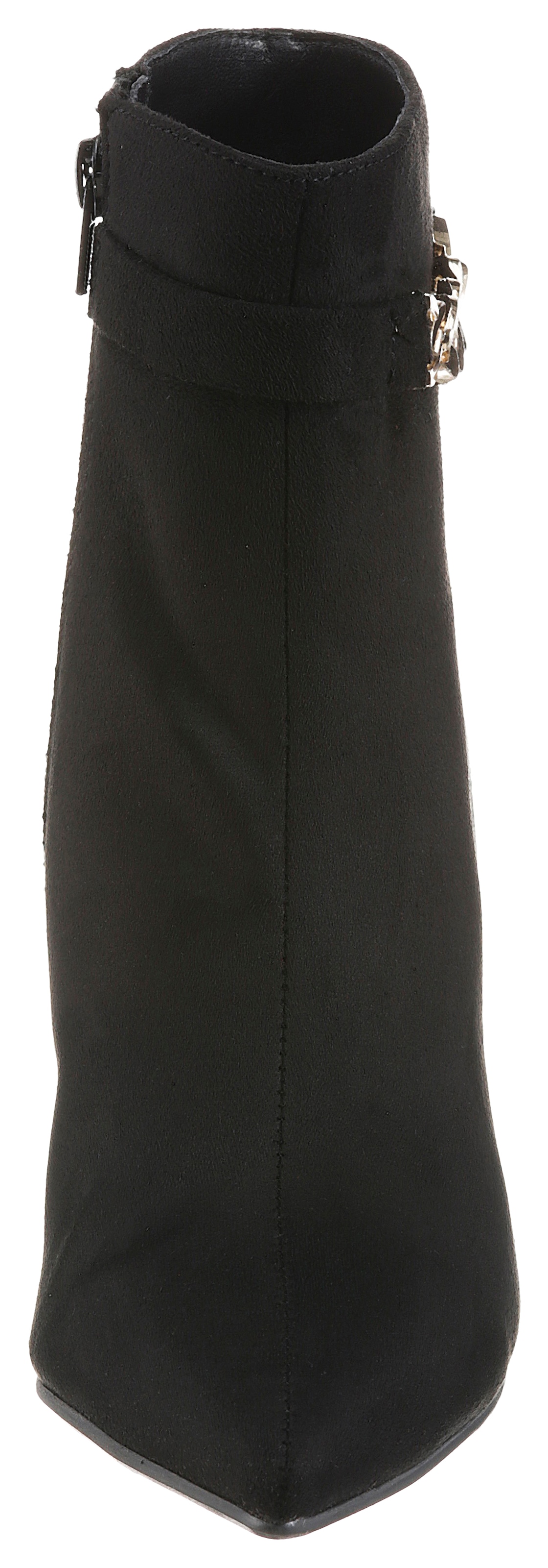 Aniston SHOES Stiefelette  Ankle Boots mit goldener Zierkette - NEUE KOLLEKTION