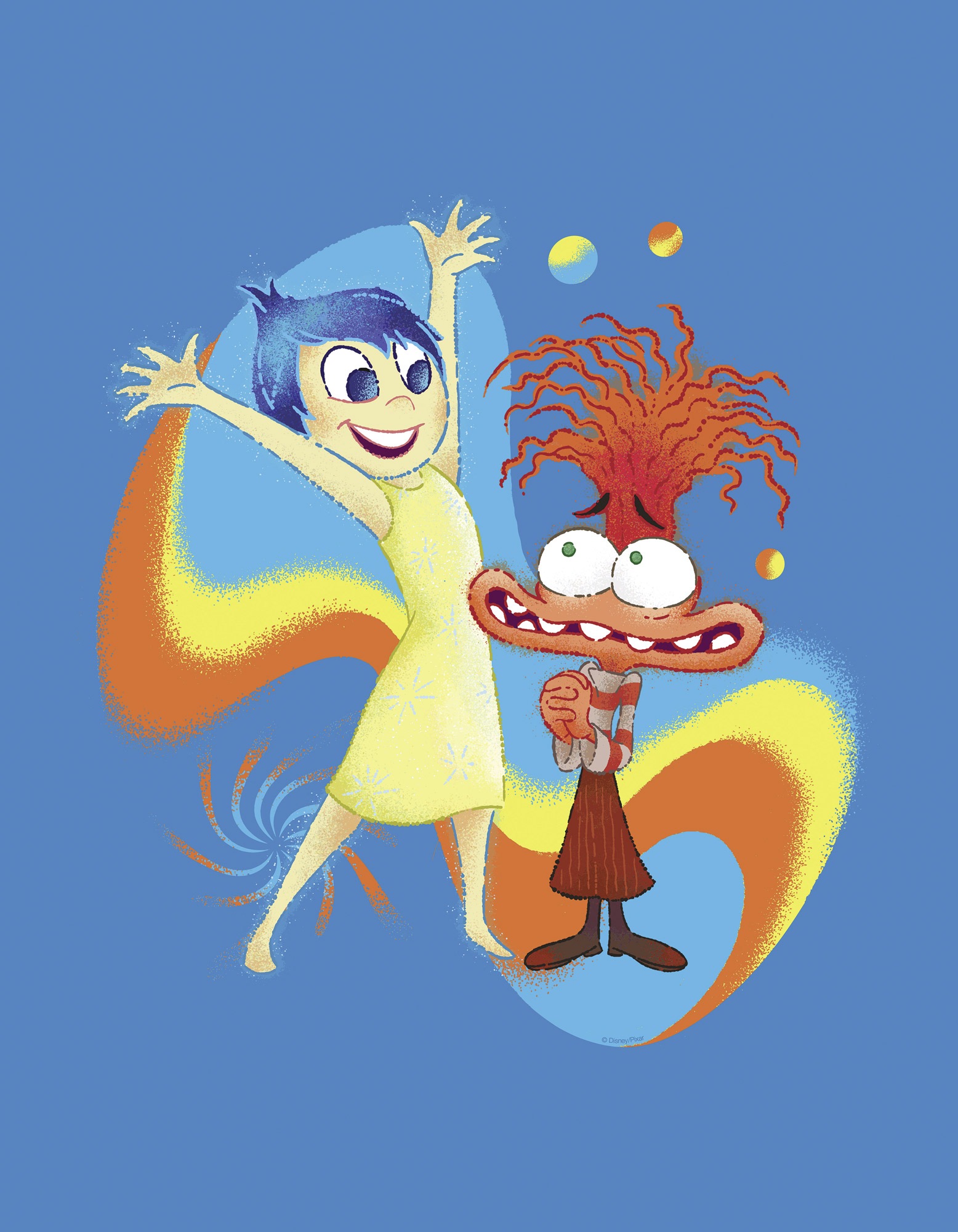 Komar Leinwandbild »Disney and Pixar Inside Out Think Positive«, Disney, (1 St.), 30 x 40 cm (Breite x Höhe) - Kinderzimmer, Dekoration