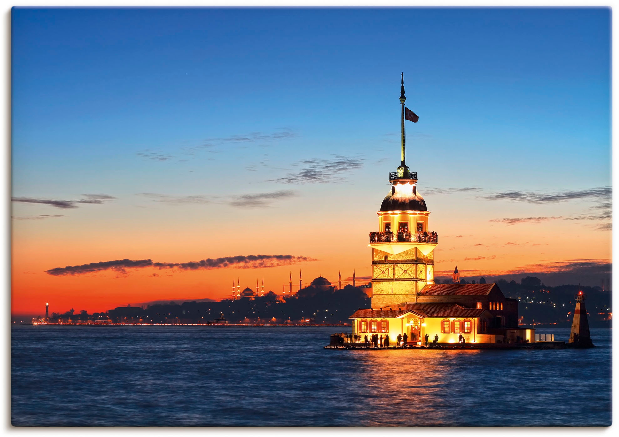 Artland Wandbild »Istanbul Leanderturm«, Gebäude, Wandaufkleber verschied. Poster, in (1 OTTO bei kaufen Leinwandbild, als St.), Größen online