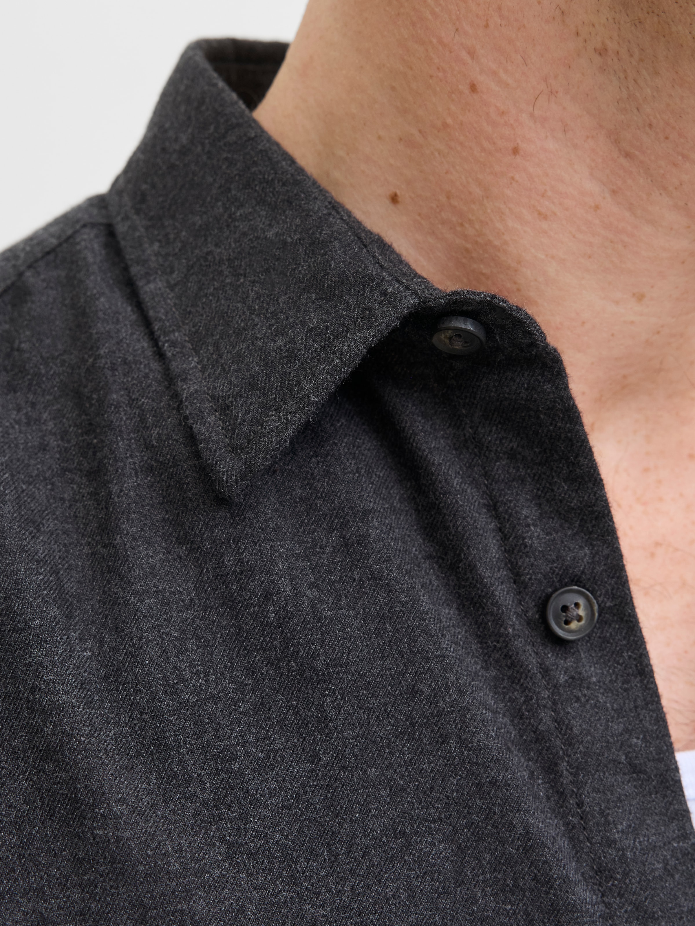 Jack & Jones Langarmhemd »JJECLASSIC MELANGE SHIRT L/S NOOS«