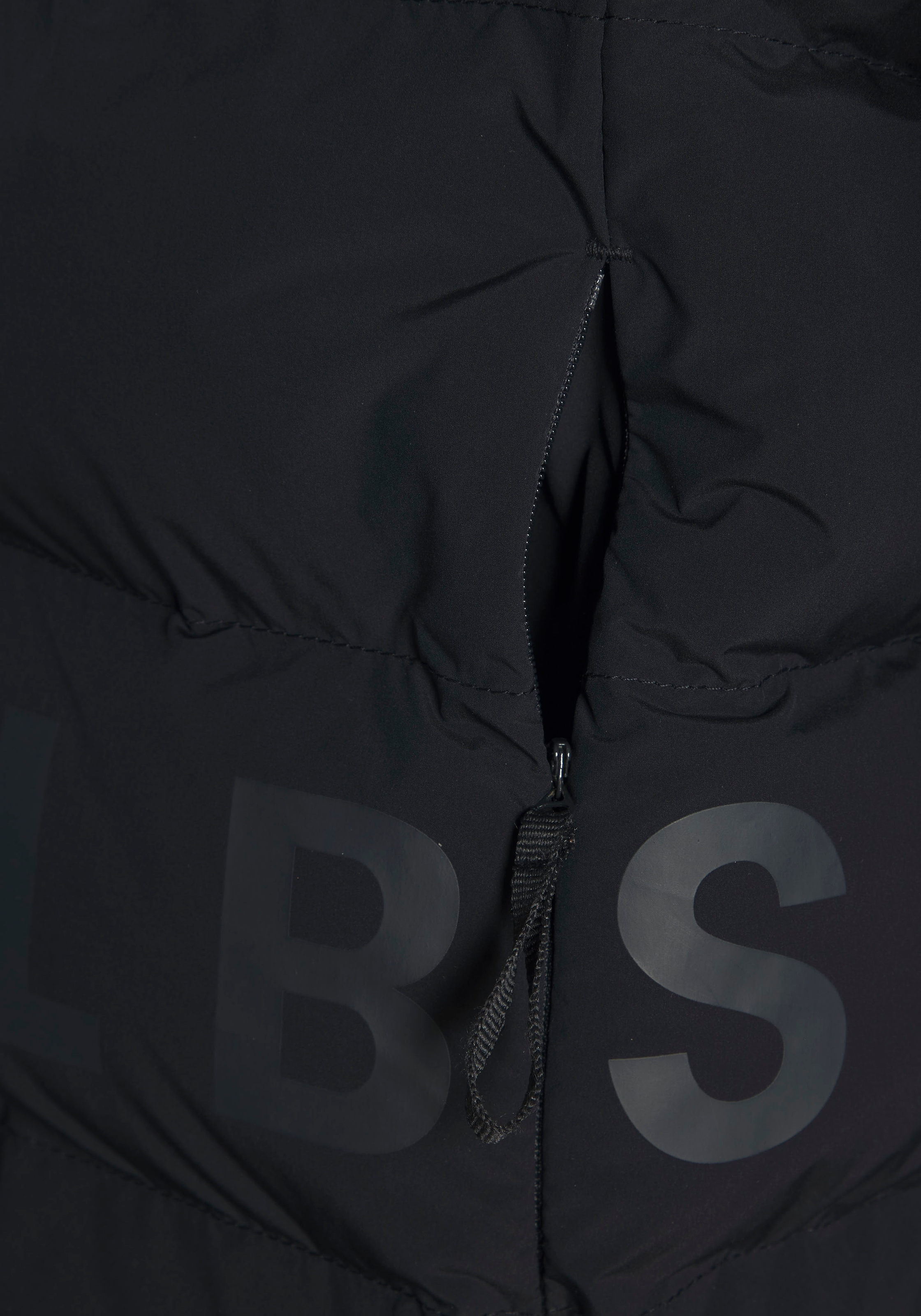 Elbsand Steppjacke, mit großem seitlichen Logo-Print