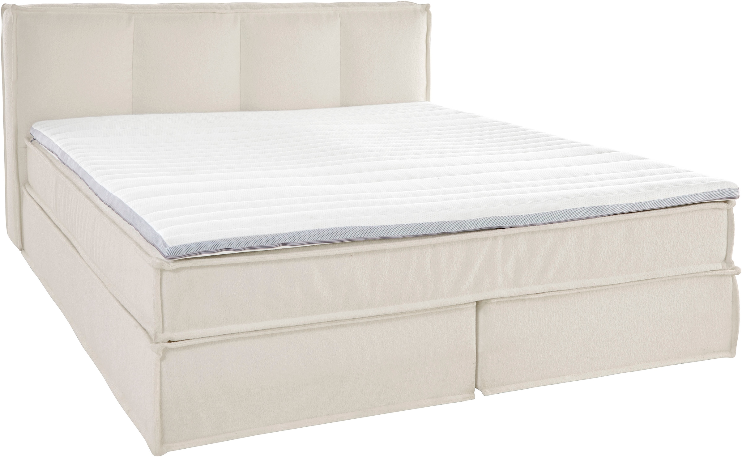 LeGer Home by Lena Gercke »Addyson« Härtegrade H2, H3 und H4 wählbar,  Boxspringbett inkl. Topper, 2 Matratzen