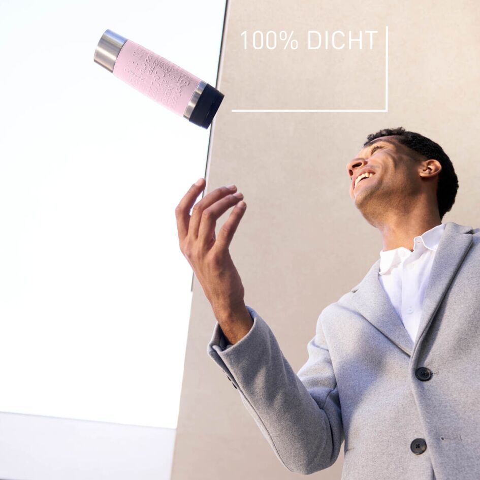 Emsa Thermobecher »Travel Mug Classic, mit 360°-Trinköffnung, auslaufsicher, rutschfest« 4h heiß, 8h kalt - 360 ml / 6h heiß, 12h kalt - 500 ml, 100% dicht