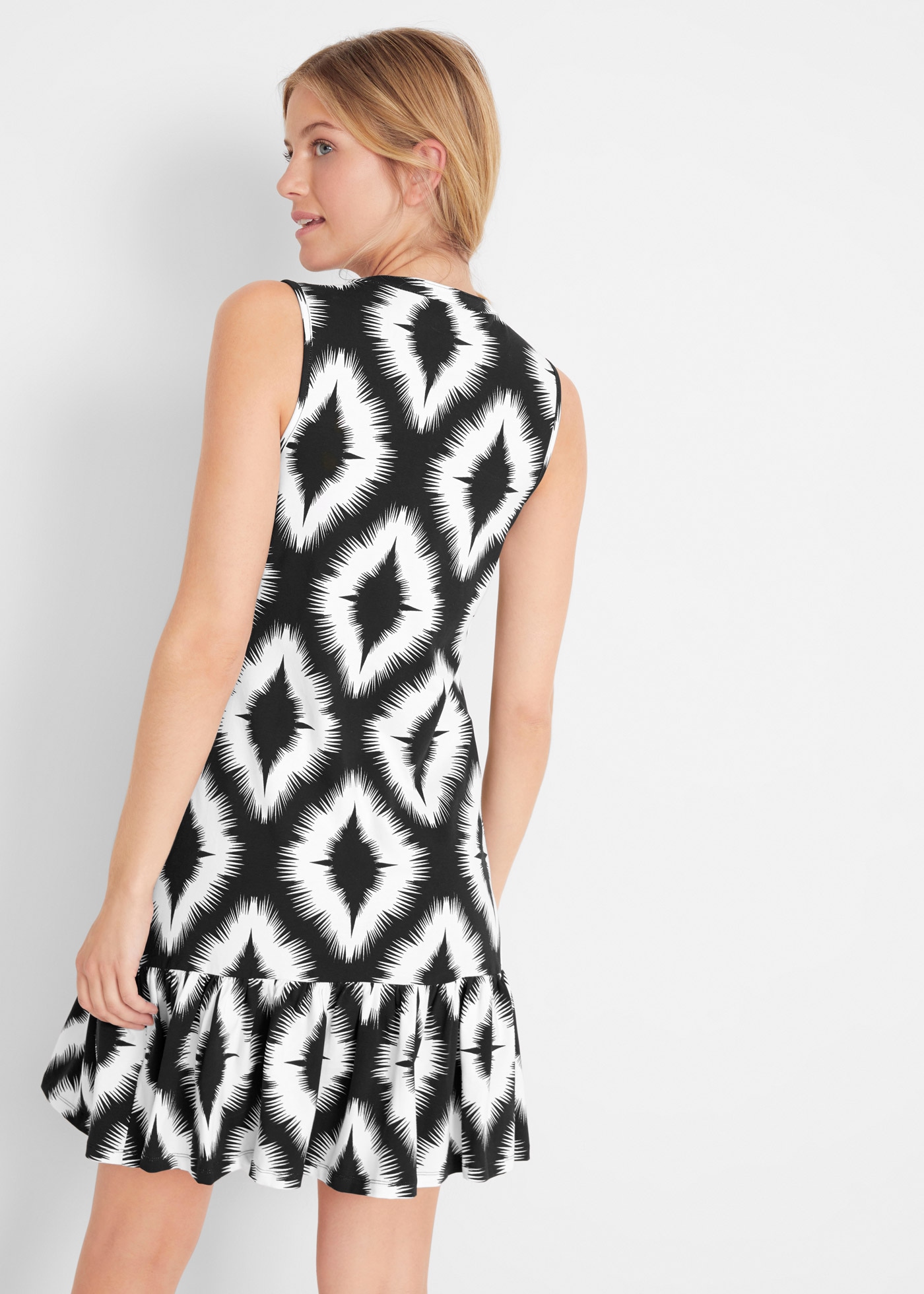 bonprix Jerseykleid »Jerseykleid aus softem Baumwoll-Mix« Jerseykleid aus softem Baumwoll-Mix