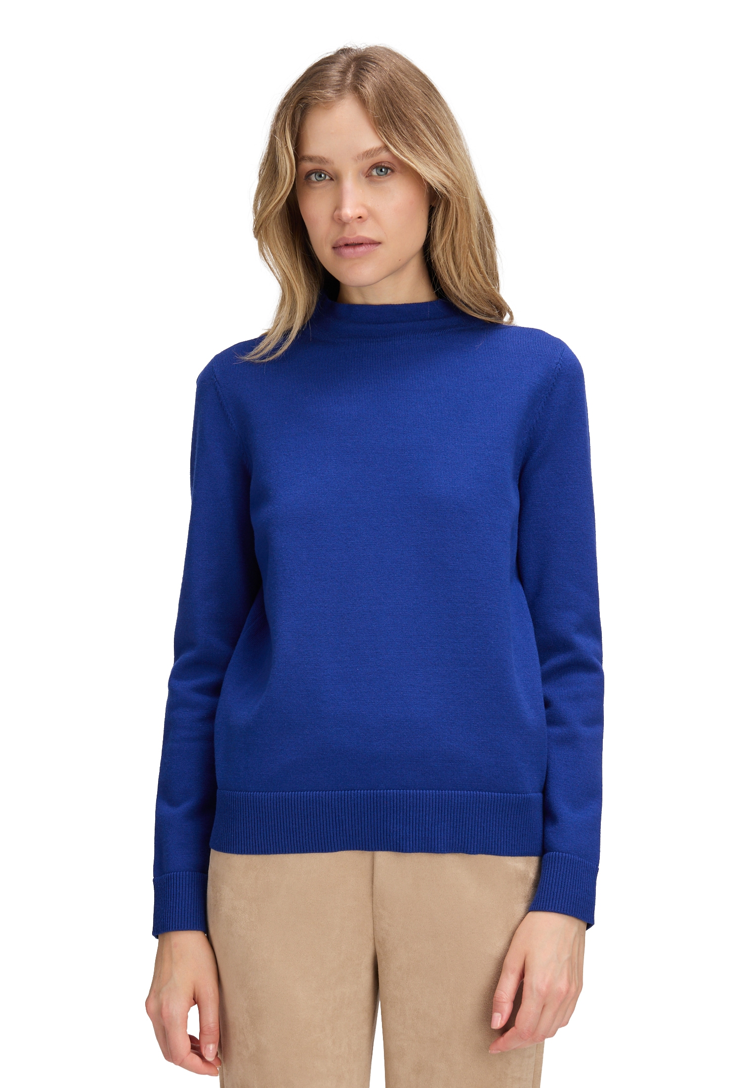 Betty Barclay Rundhalspullover »Basic-Strickpullover mit Stehkragen«