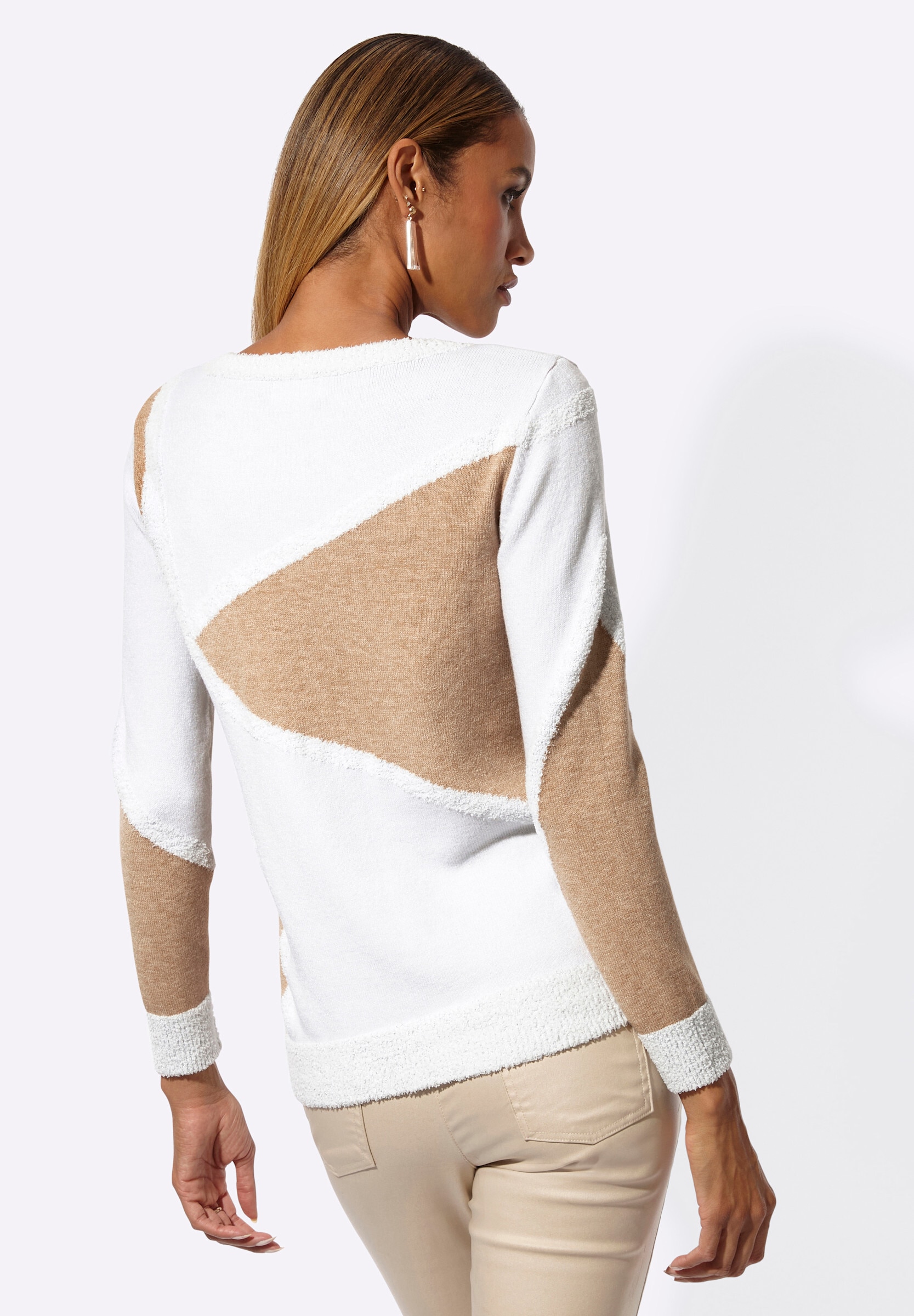 creation L Strickpullover »Modal-Mix-Pullover Langarm-Pullover«