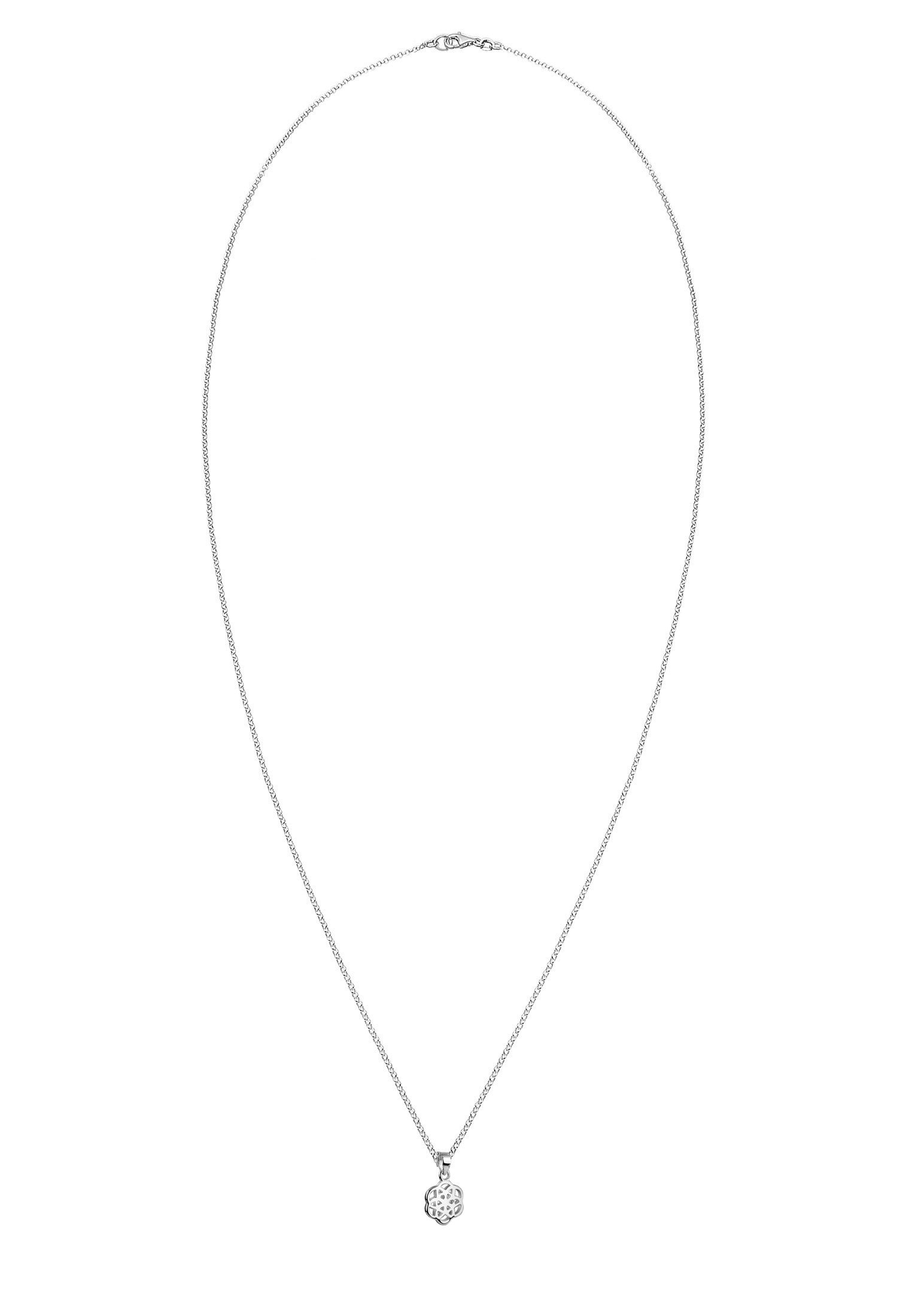 Nenalina Kette mit Anhänger »Halskette Lebensblume Anhänger Ornament 925 Silber«
