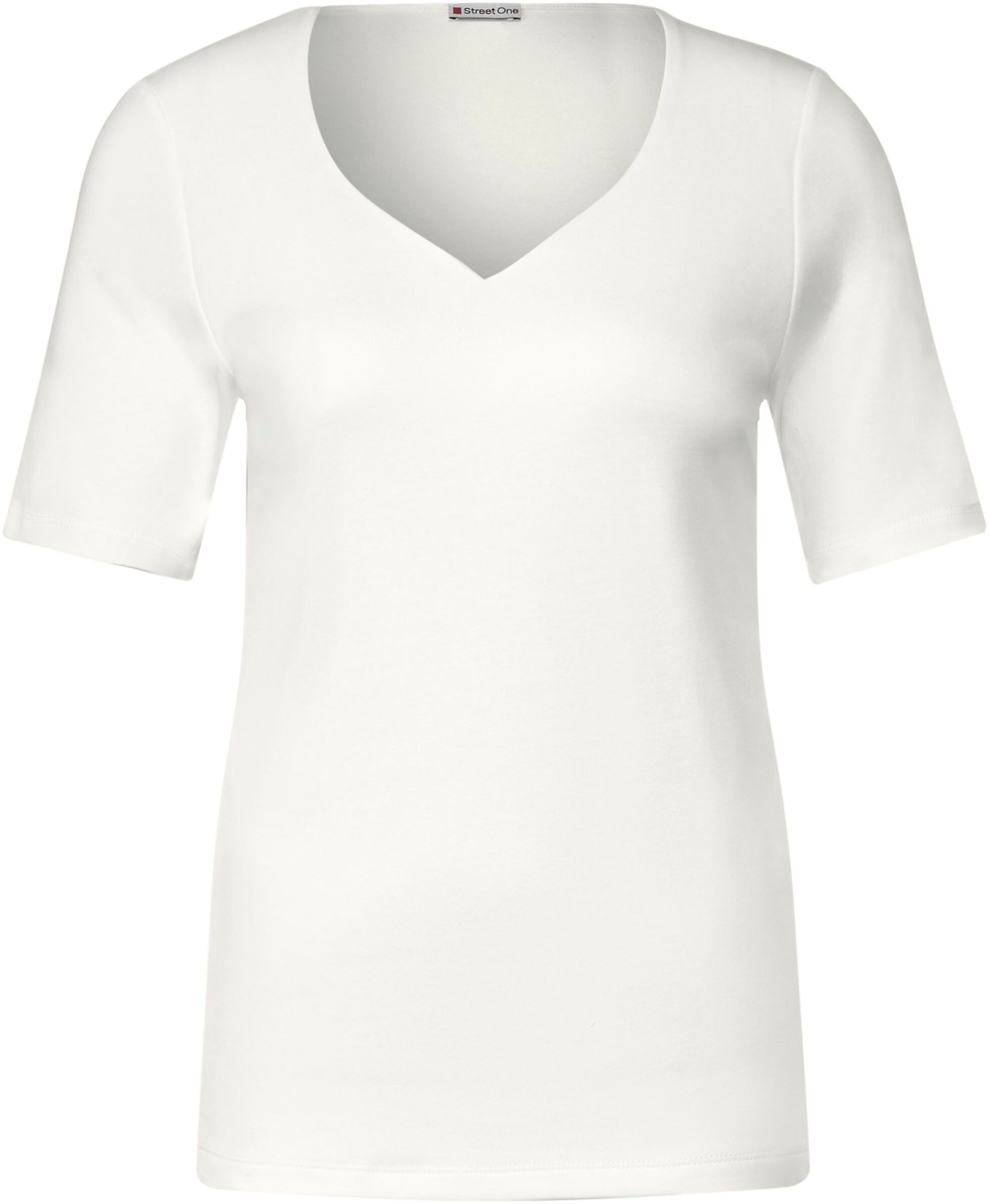STREET ONE T-Shirt, mit Herz-Ausschnitt kaufen online bei OTTO