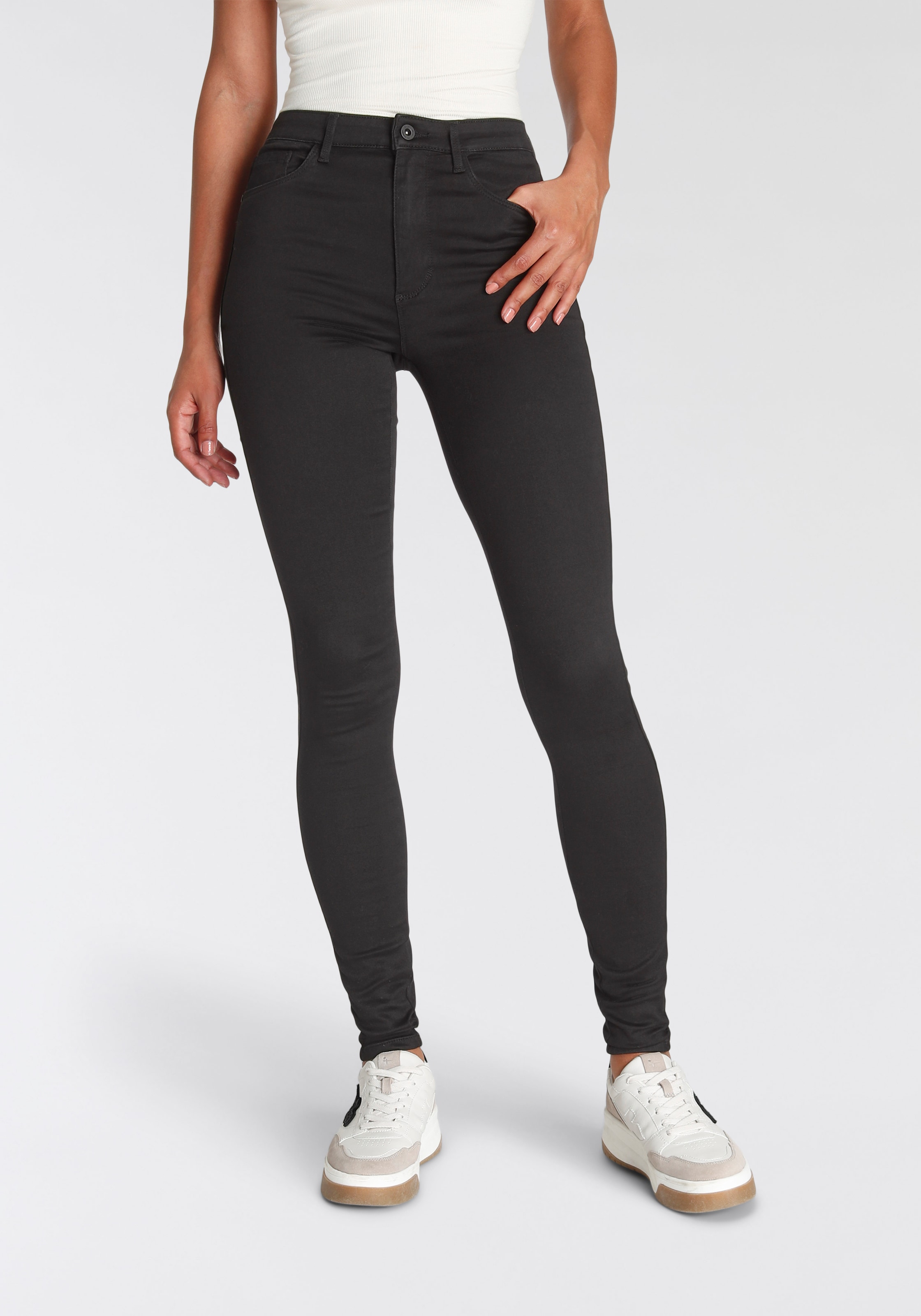 High-waist-Jeans »ONLROYA HW SKINNY BJ13964«, im 5-Pocket-Design
