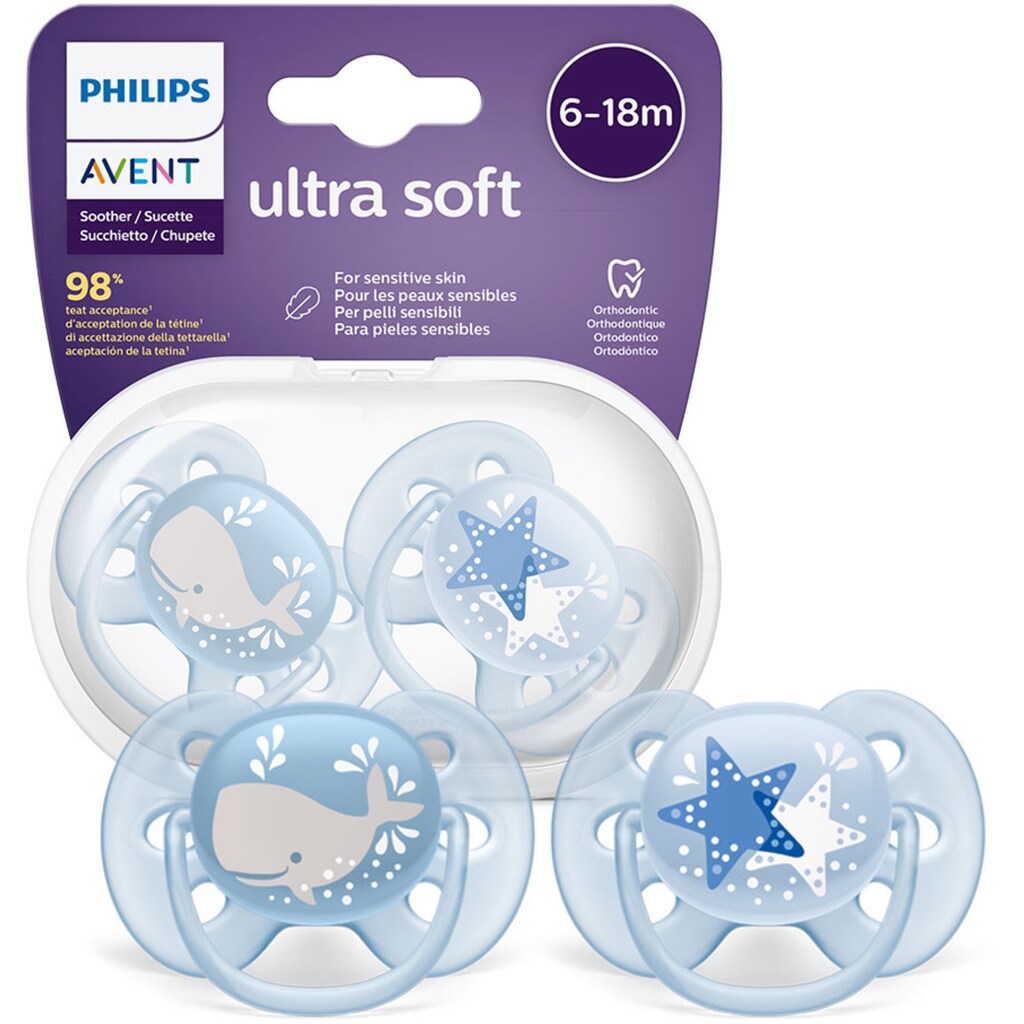 Philips AVENT Schnuller »ultra soft SCF223/03«