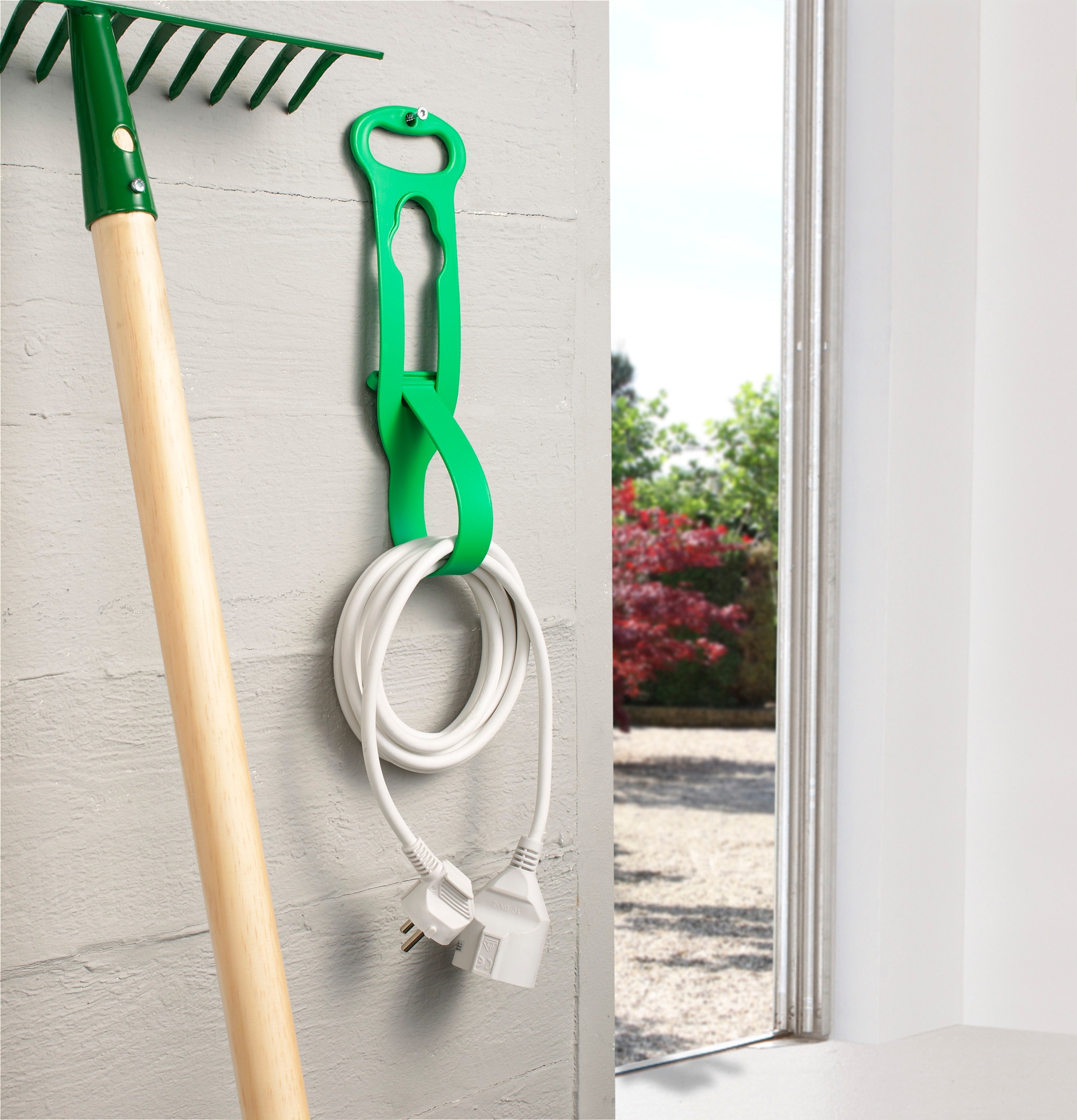 Ruco Schlauchhalterung »Universal-Tragegriff, 3er Set« 3 Stk. tlg. Kabelhalter, Gerätehalter, Transporthilfe, Kabelgurt, Made in Germany