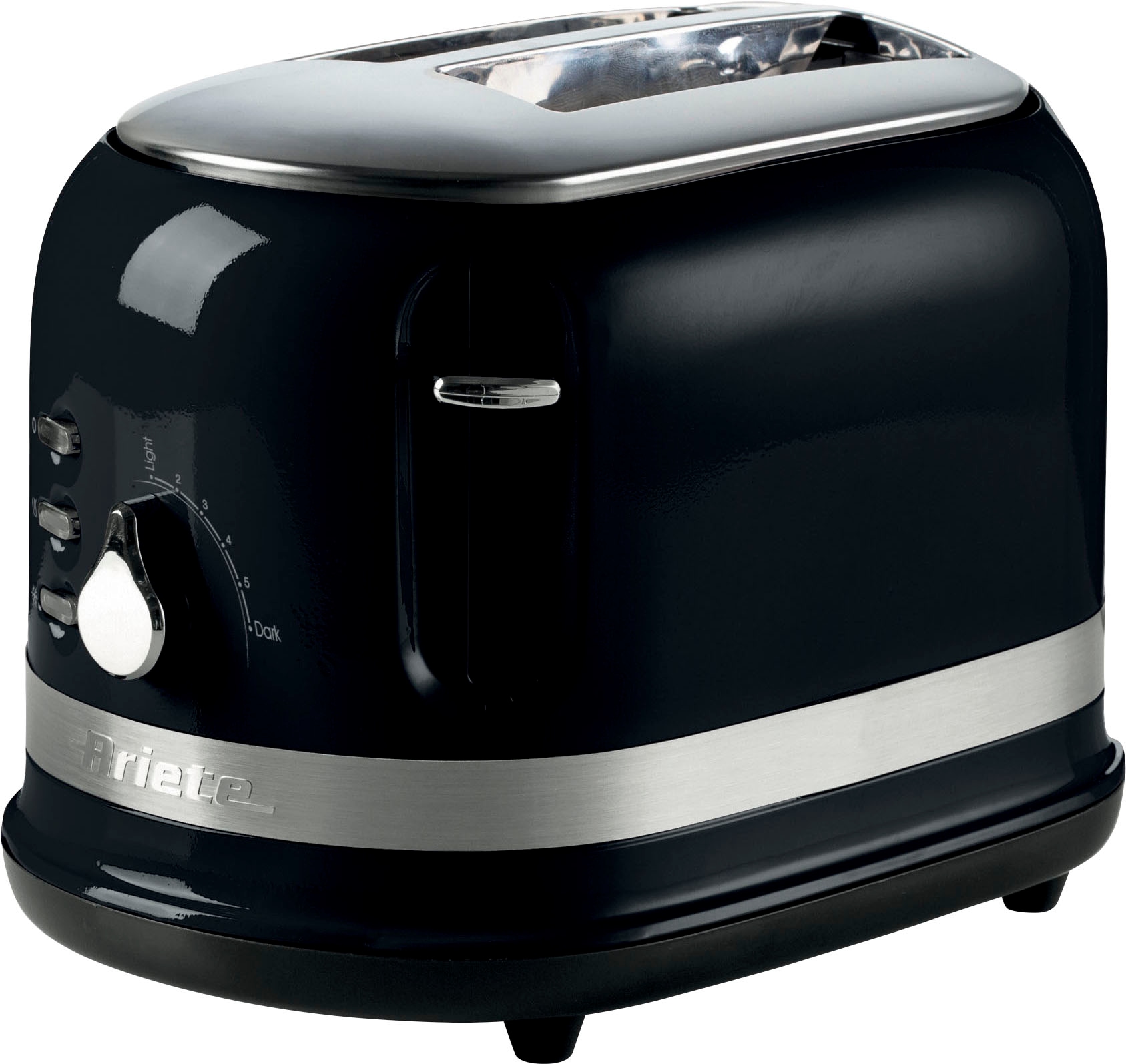 Ariete Toaster »149BK moderna schwarz«, 2 kurze Schlitze, 815 W
