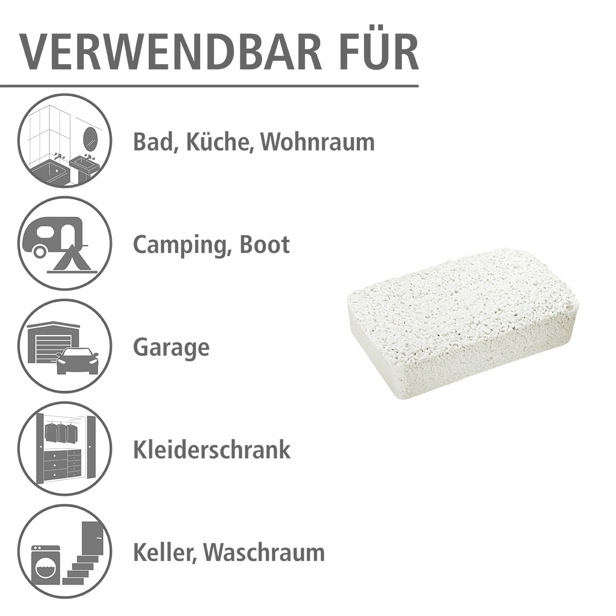WENKO Luftentfeuchter-Nachfüllpack »Feuchtigkeitskiller«, (1 St.), 5 Kg, geruchslos