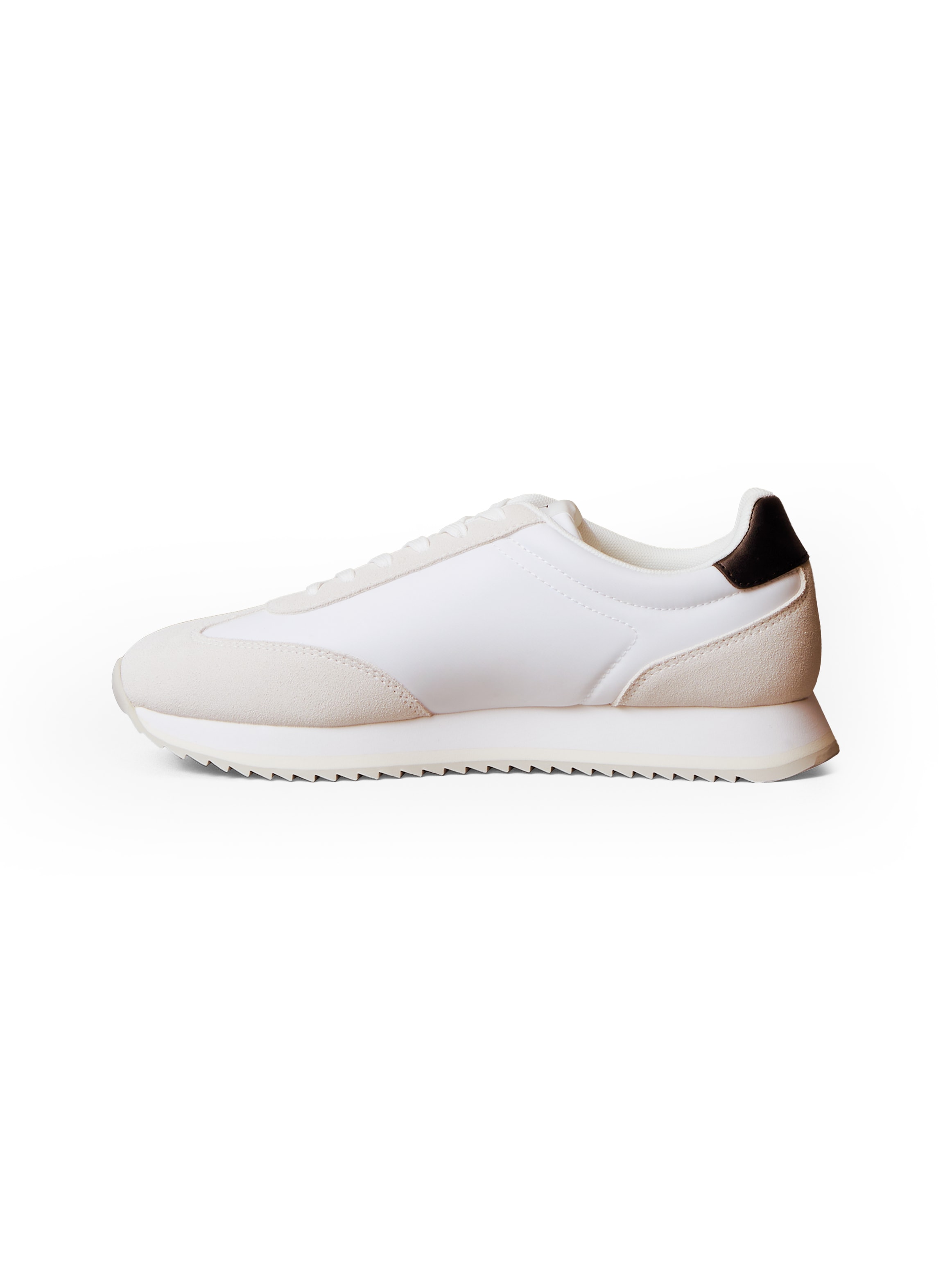 Calvin Klein Jeans Sneaker »RETRO RUNNER LACE UP NY-SU«, Freizeitschuh, Halbschuh, Schnürschuh mit seitlichem CK-Logo