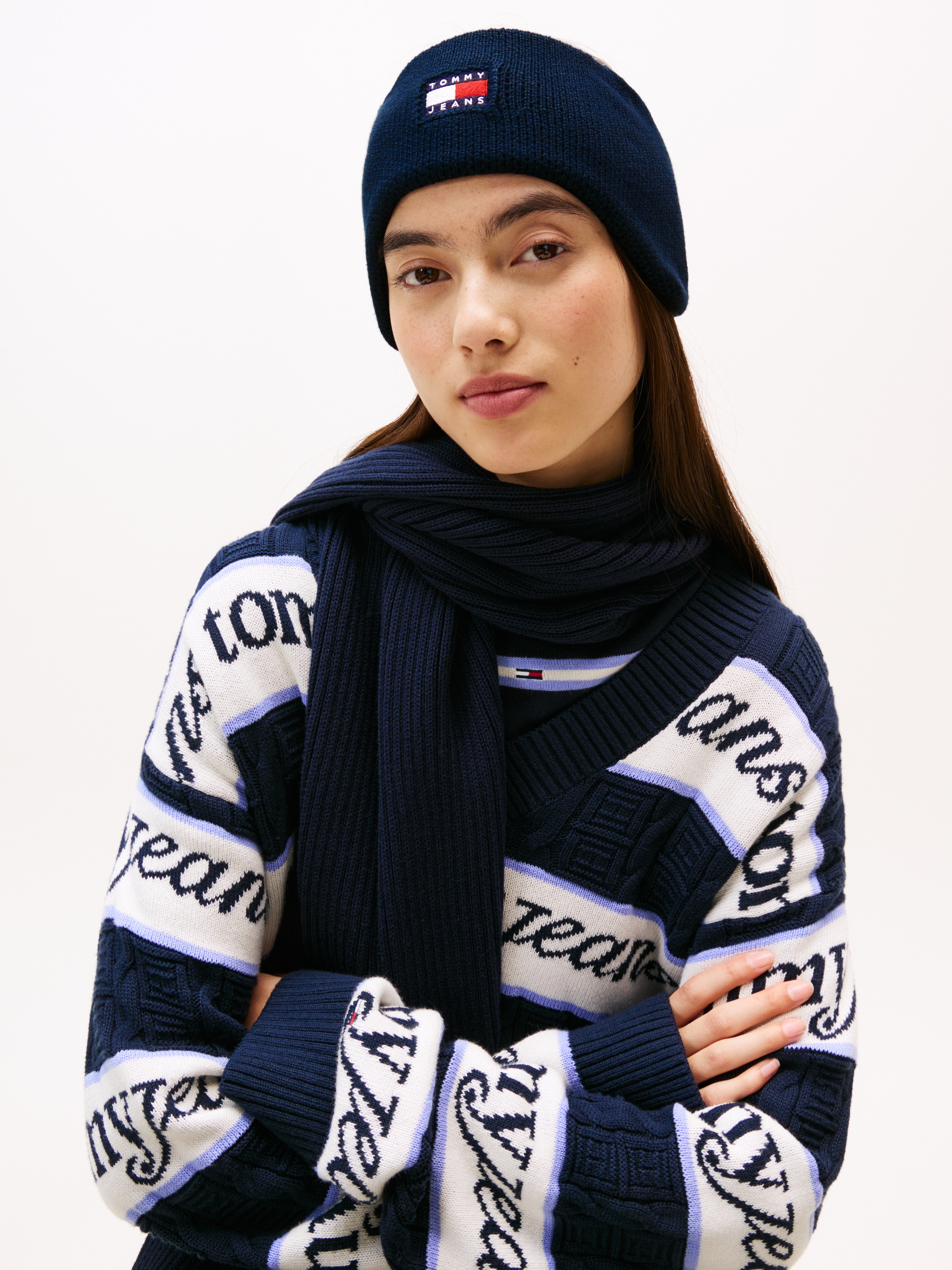 Tommy Jeans Stirnband »TJW HERITAGE CORE«, One Size, gestrickt