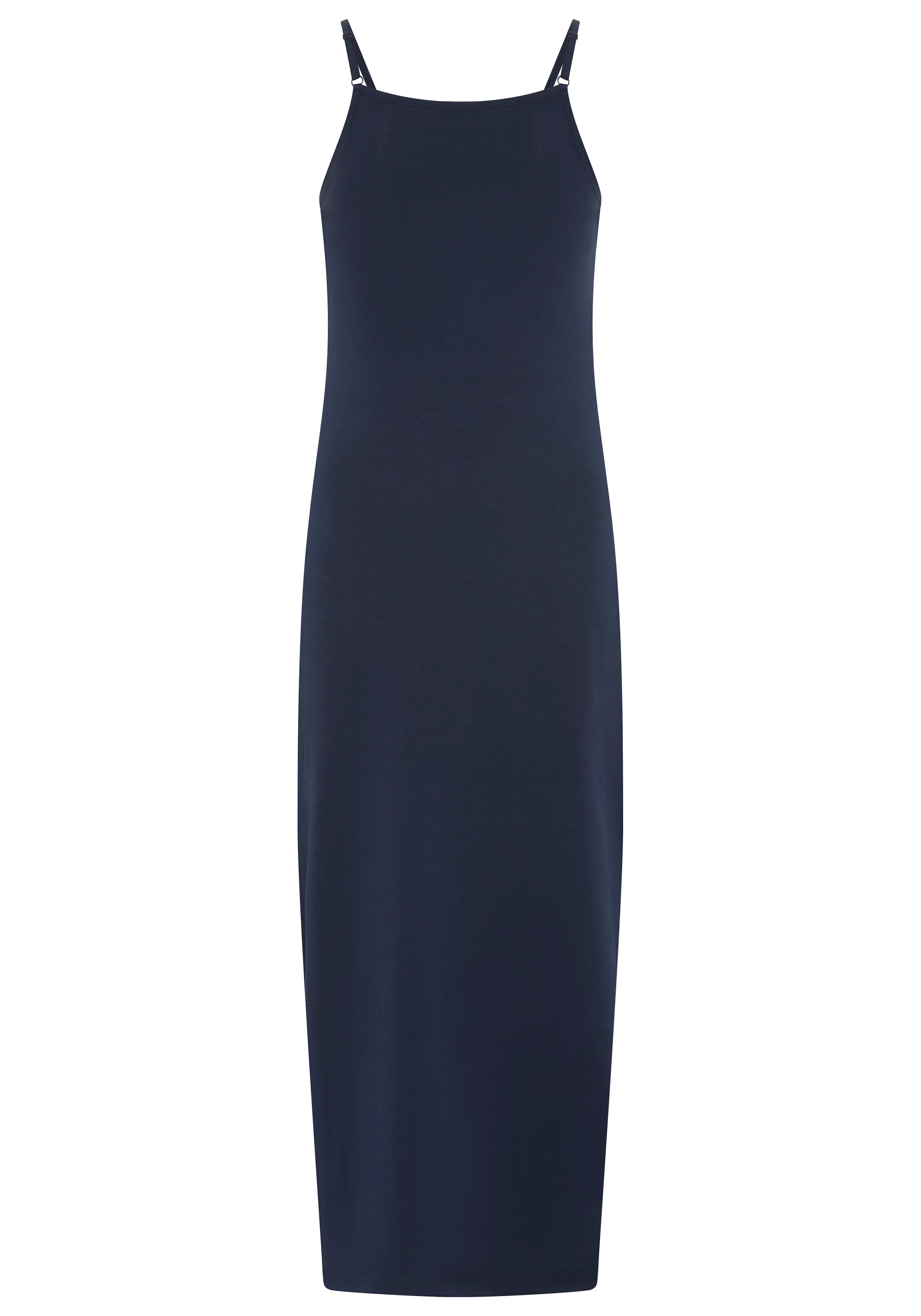 AJC Sommerkleid Ohne Taschen aus Single Jersey, mit verstellbaren Spaghettiträgern