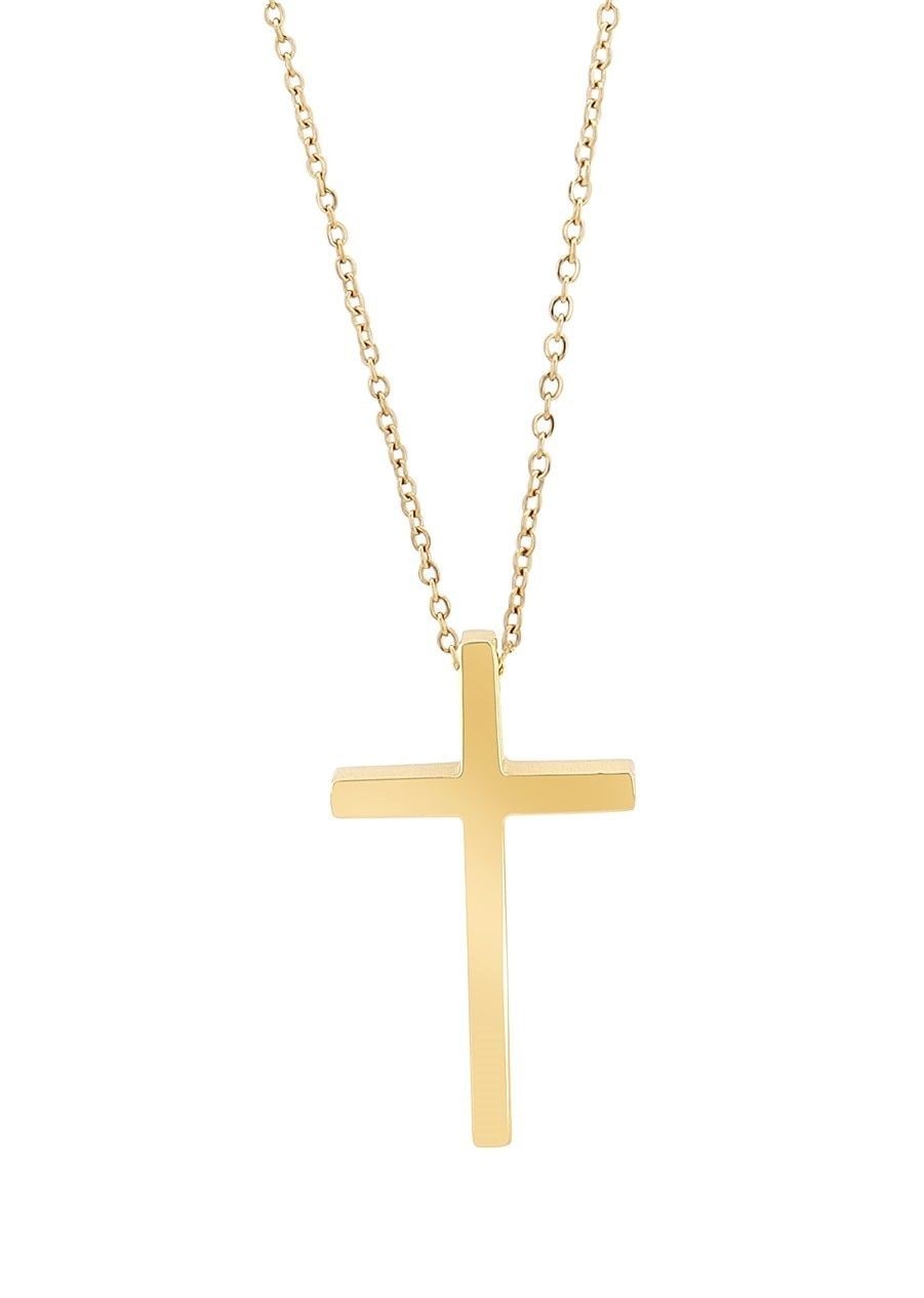 Adelia´s Kette mit Anhänger »Adelia's Unisex Edelstahl Halskette mit Anhänger Kreuz«