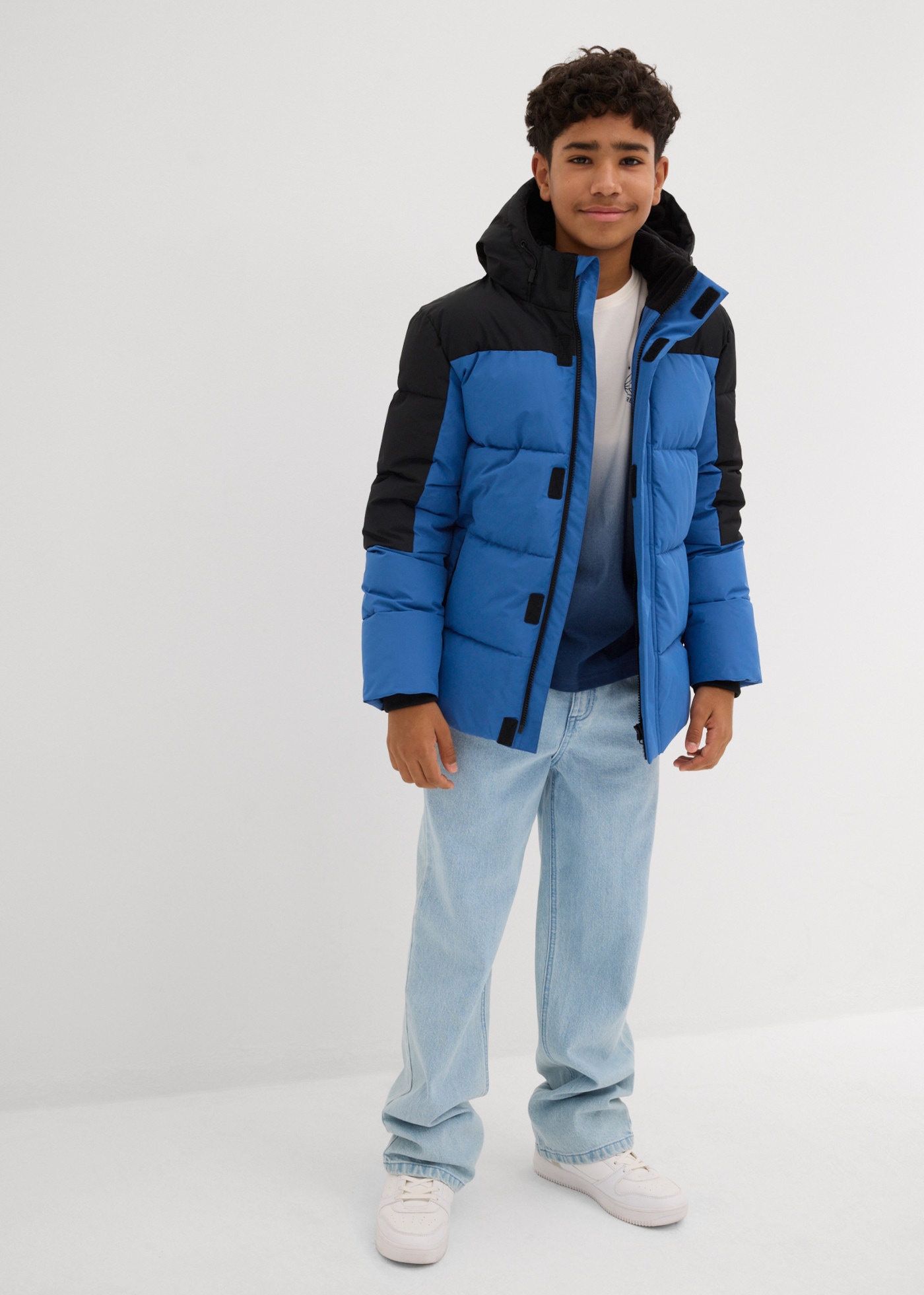 bonprix Winterjacke mit weichem Fleecefutter, Regular Fit, im Casual-Stil, für Jungen