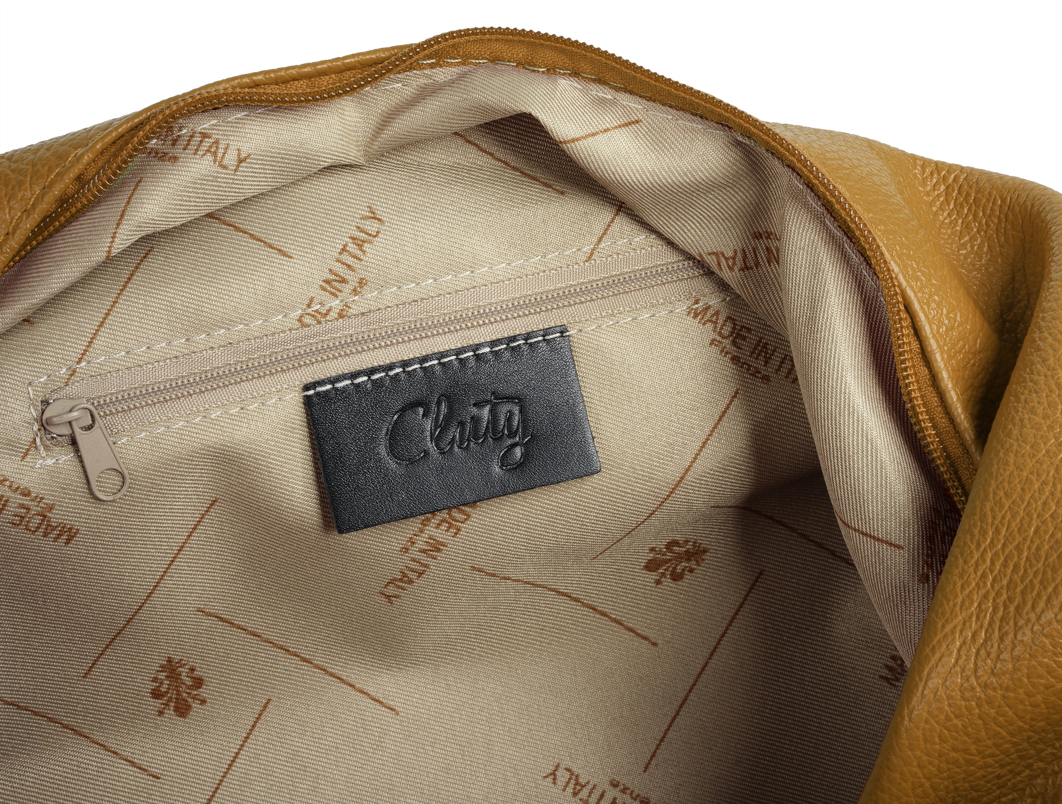 Cluty Shopper echt Leder, Made in Italy