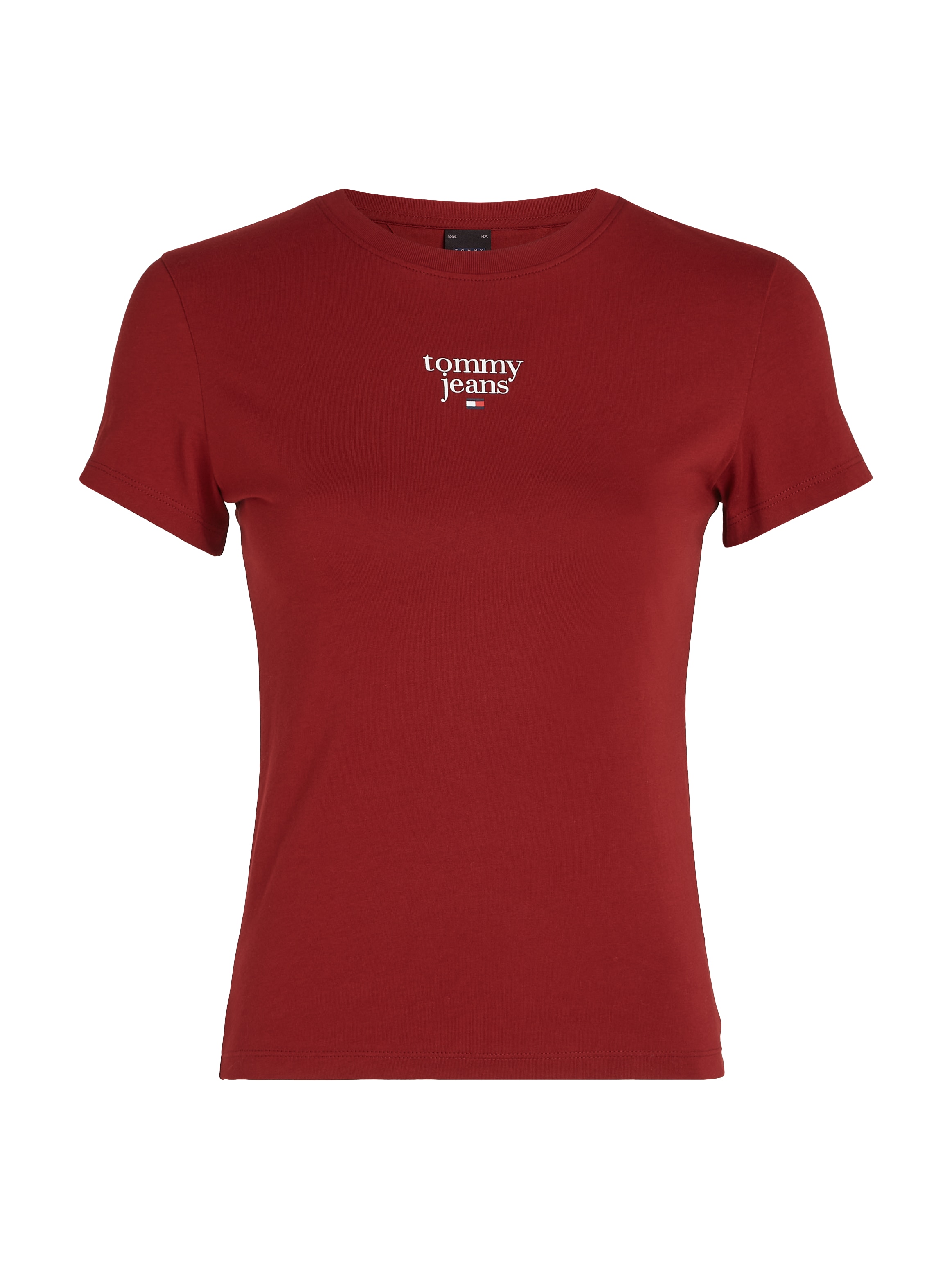 Tommy Jeans Curve T-Shirt »TJW SLIM ESSENTIAL LOGO1 TEE EXT«, in Großen Größen mit Logoschriftzug