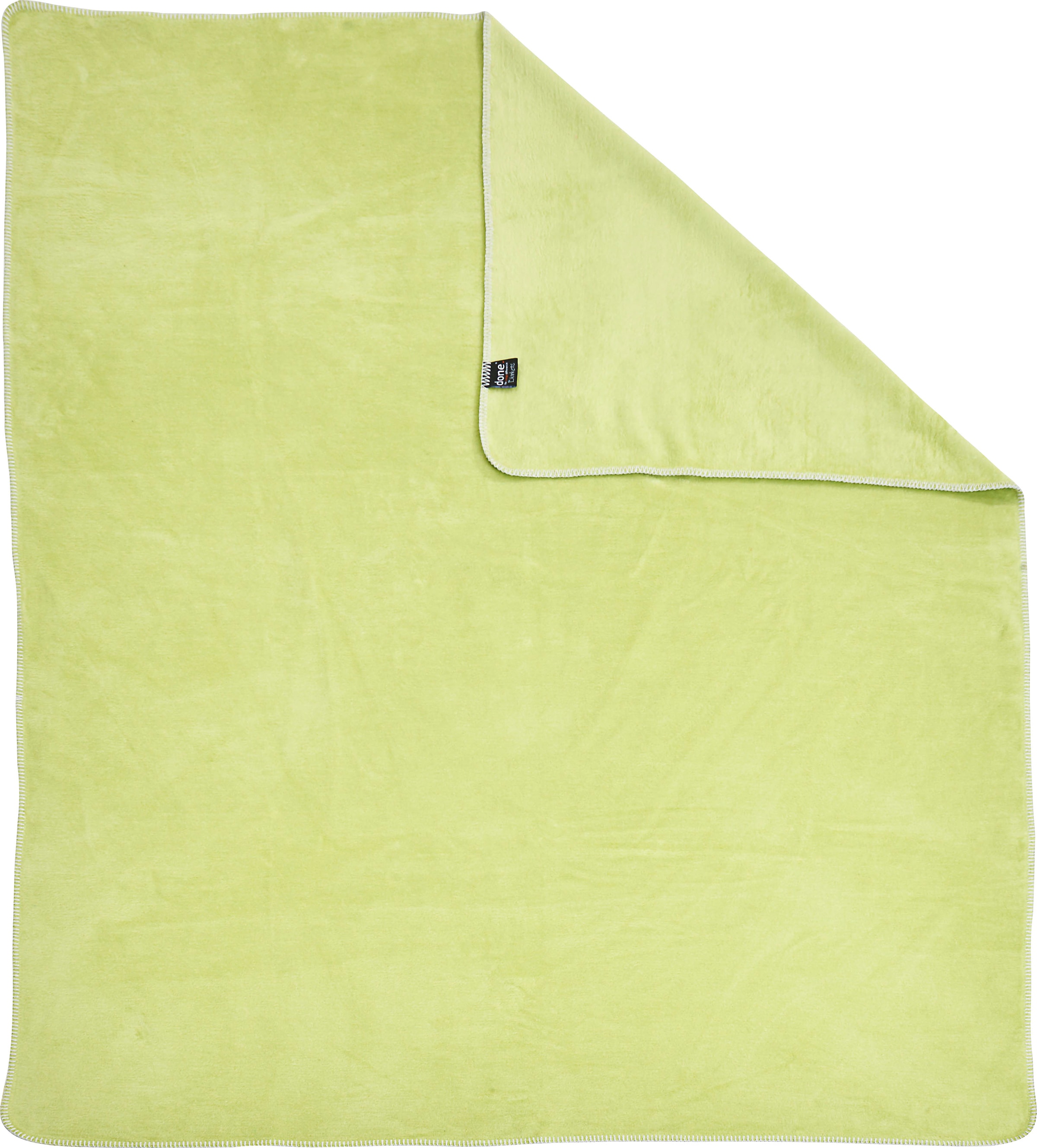 done.® Wohndecke »Cozy« geketteltem Zierstich, Baumwolle, unifarben