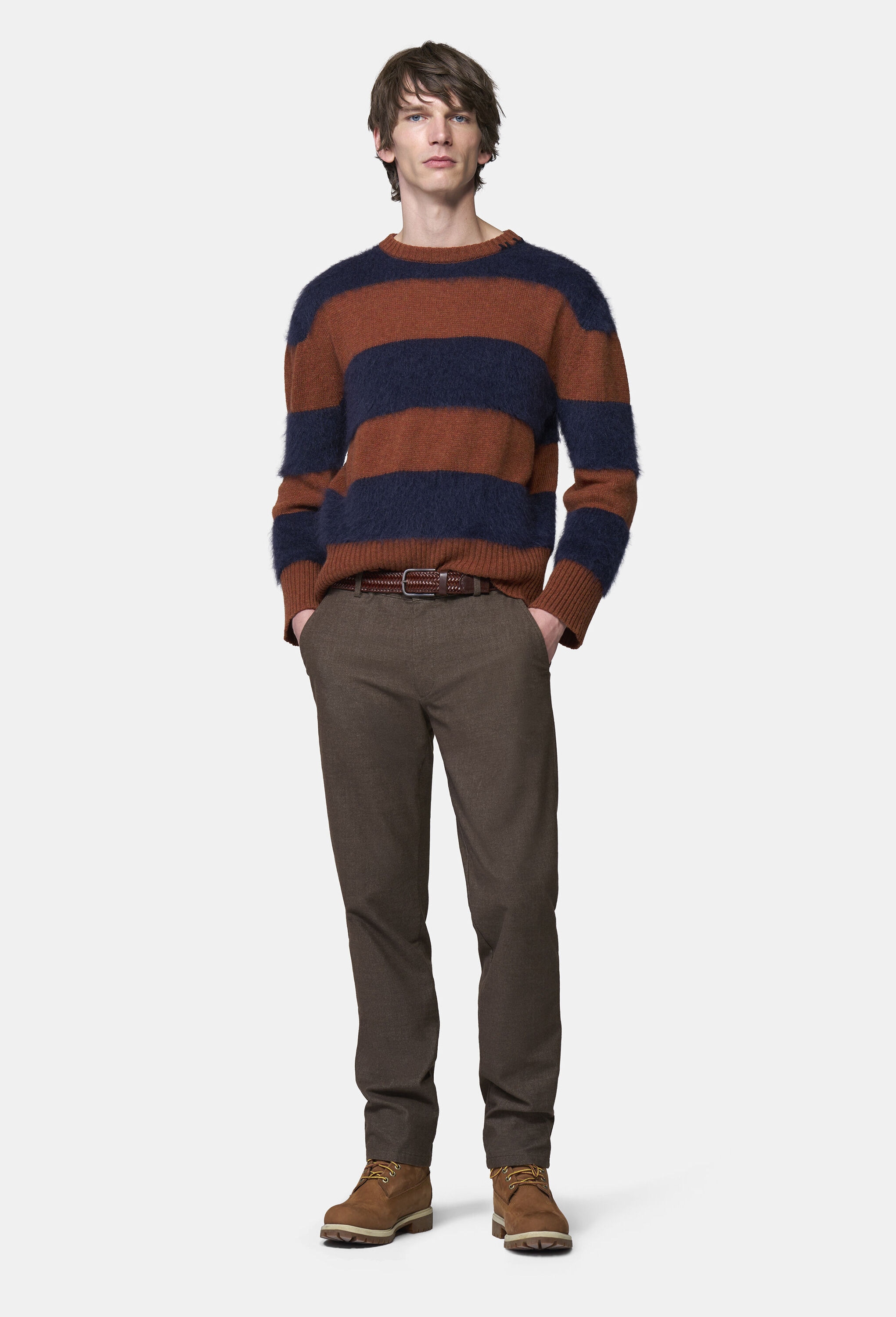 MEYER Chinohose »Paris 2-3609«  im Jersey Look