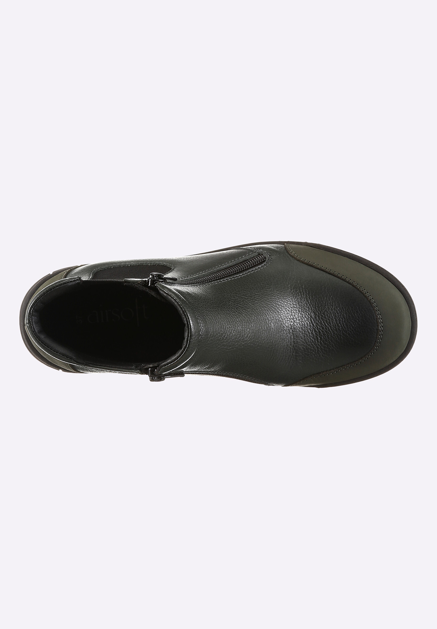 airsoft modern+ Stiefelette »Stiefelette Stiefelette mit 2 Reißverschlüssen«