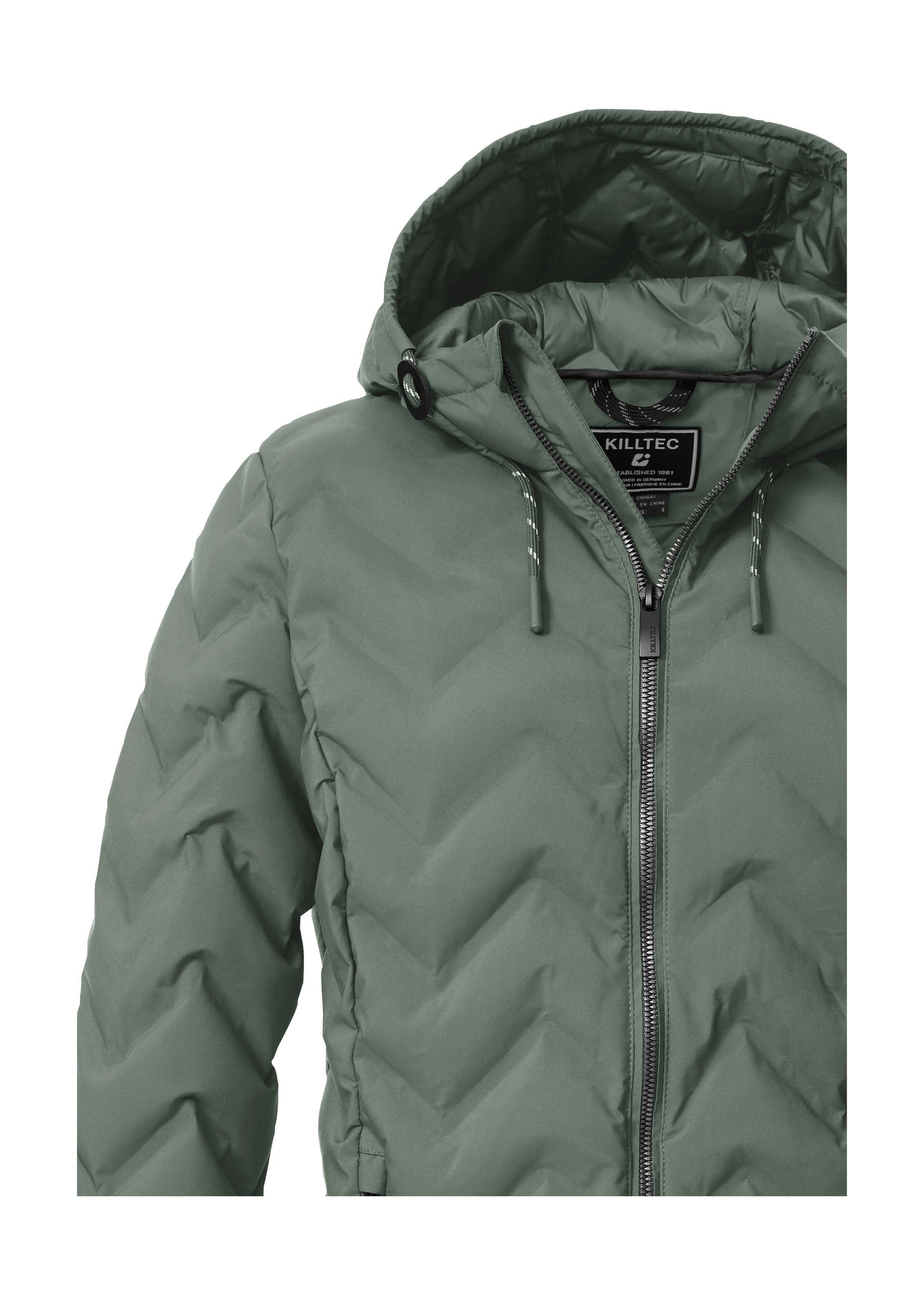 Killtec Steppjacke »KOW 23 WMN QLTD JCKT«, Wasserabweisende Damenjacke mit verstellbarer Kapuze und Taschen