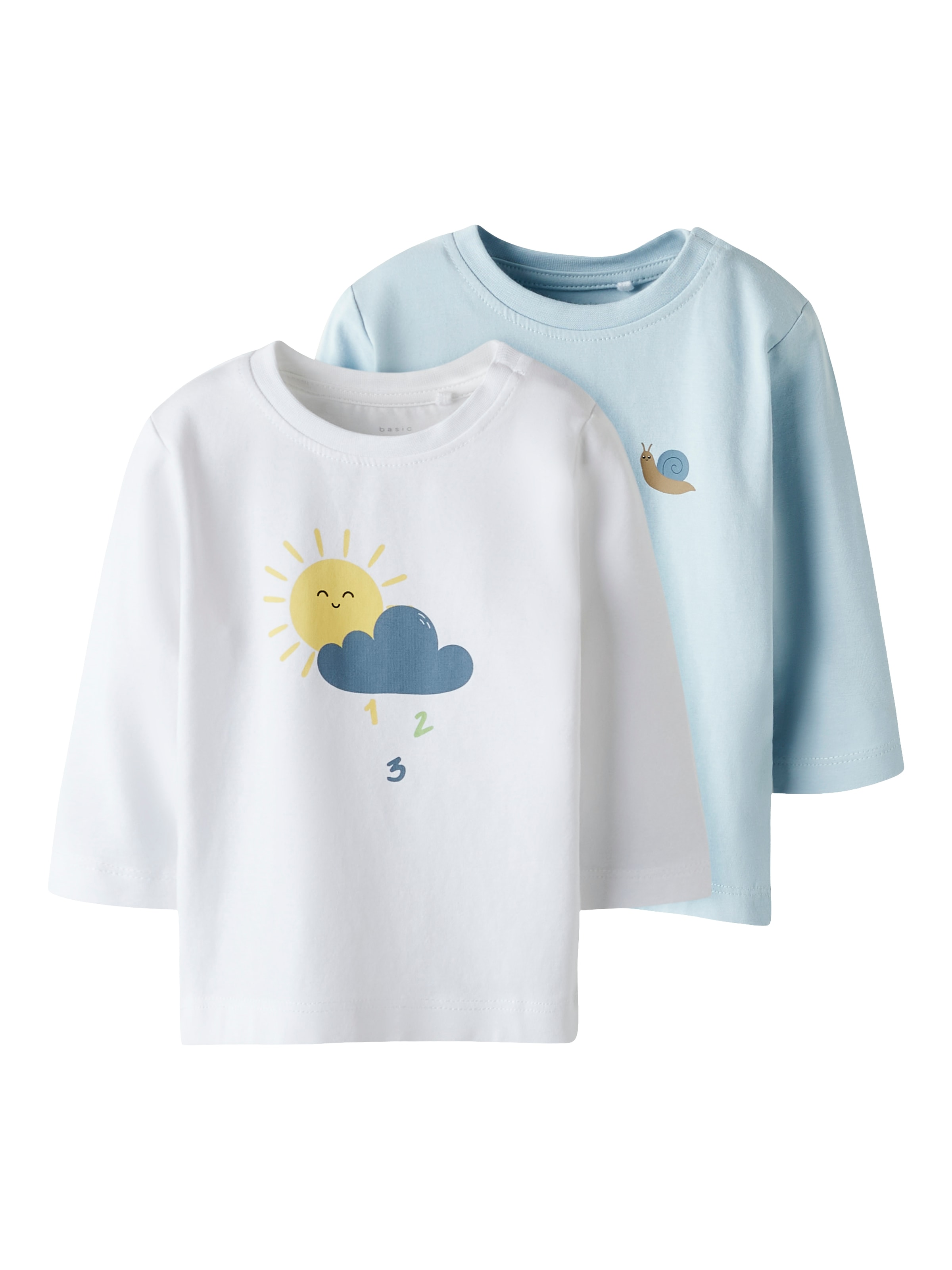 Name It Langarmshirt »NBMVACION 2P LS TOP BOX«, (Set, 2 tlg.)