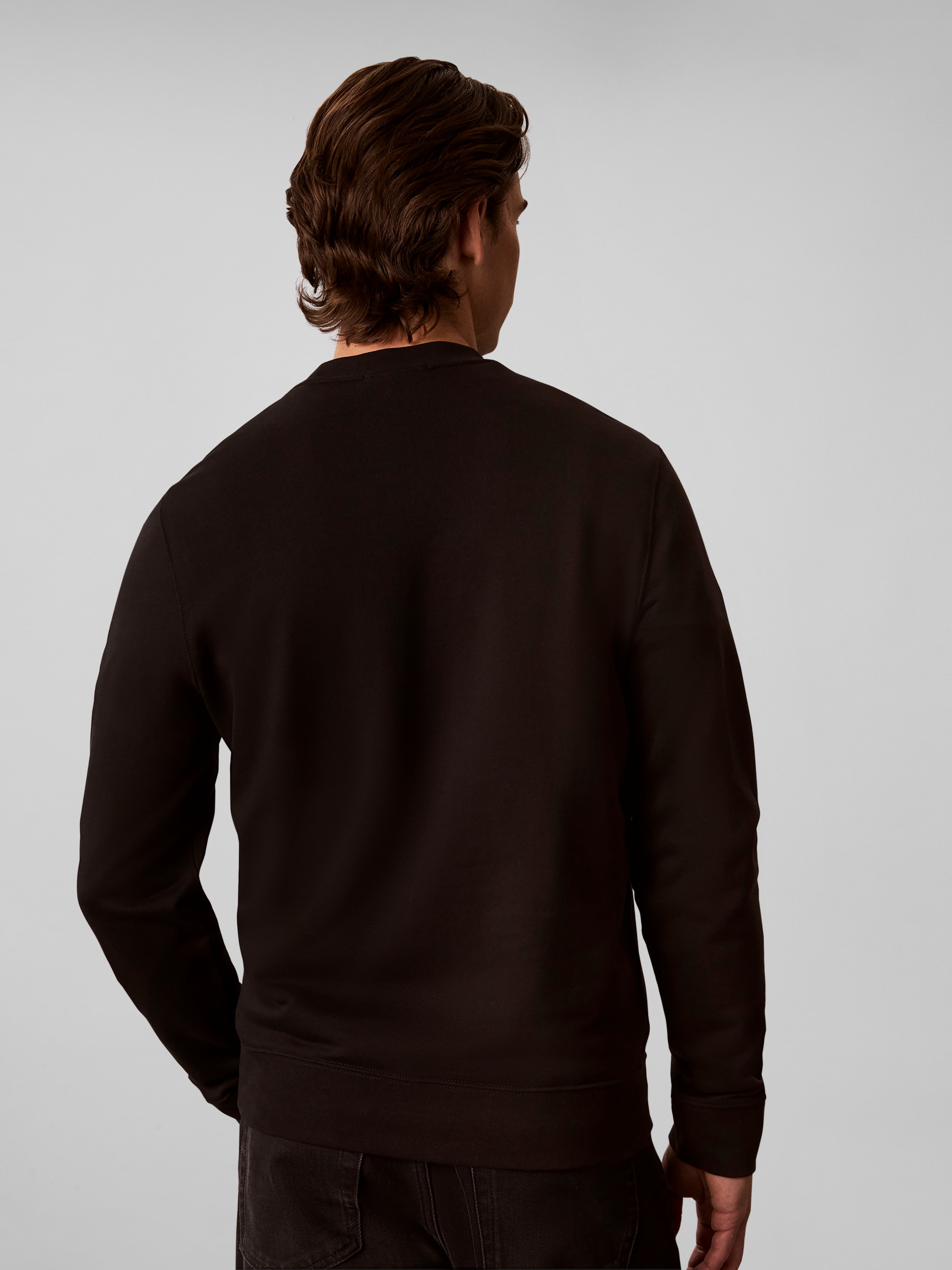Calvin Klein Jeans Sweatshirt , Rundhalsausschnitt, Regular Fit, großer Logo-Print
