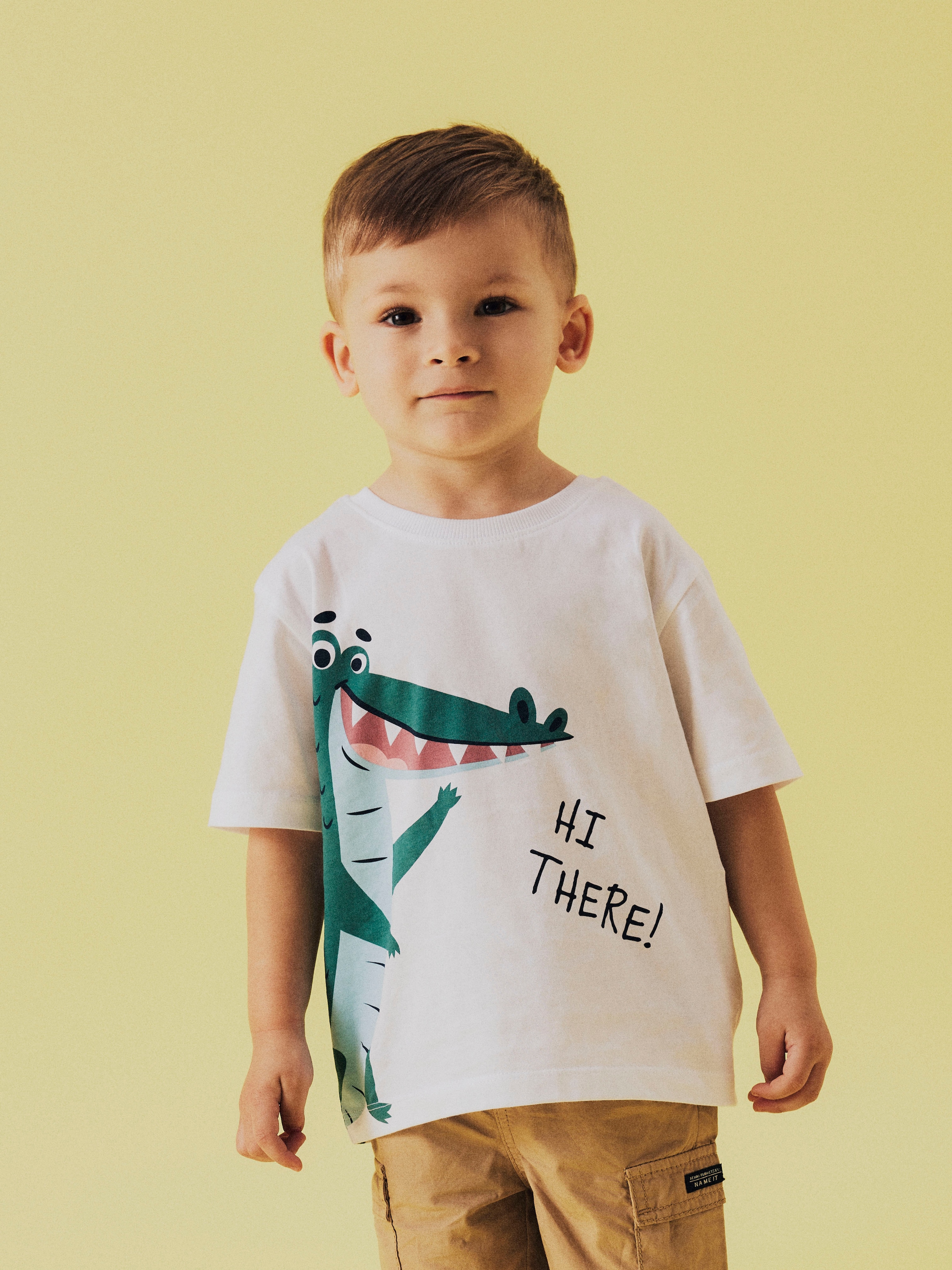 Name It T-Shirt »NMMHELGE SS NREG TOP PB«