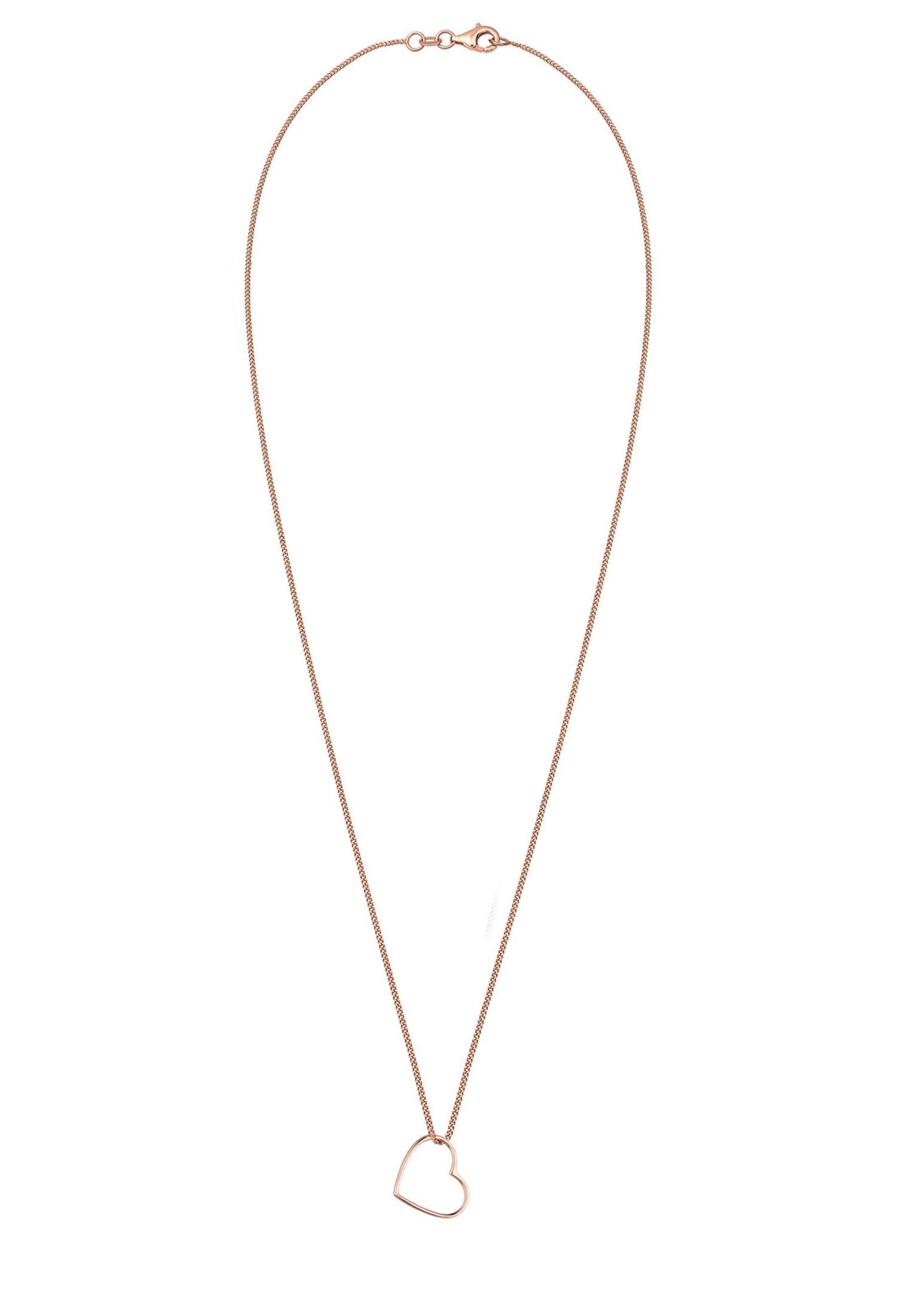 Elli Kette mit Anhänger »Halskette Herz Anhänger Liebe Cut Out 925 Silber«